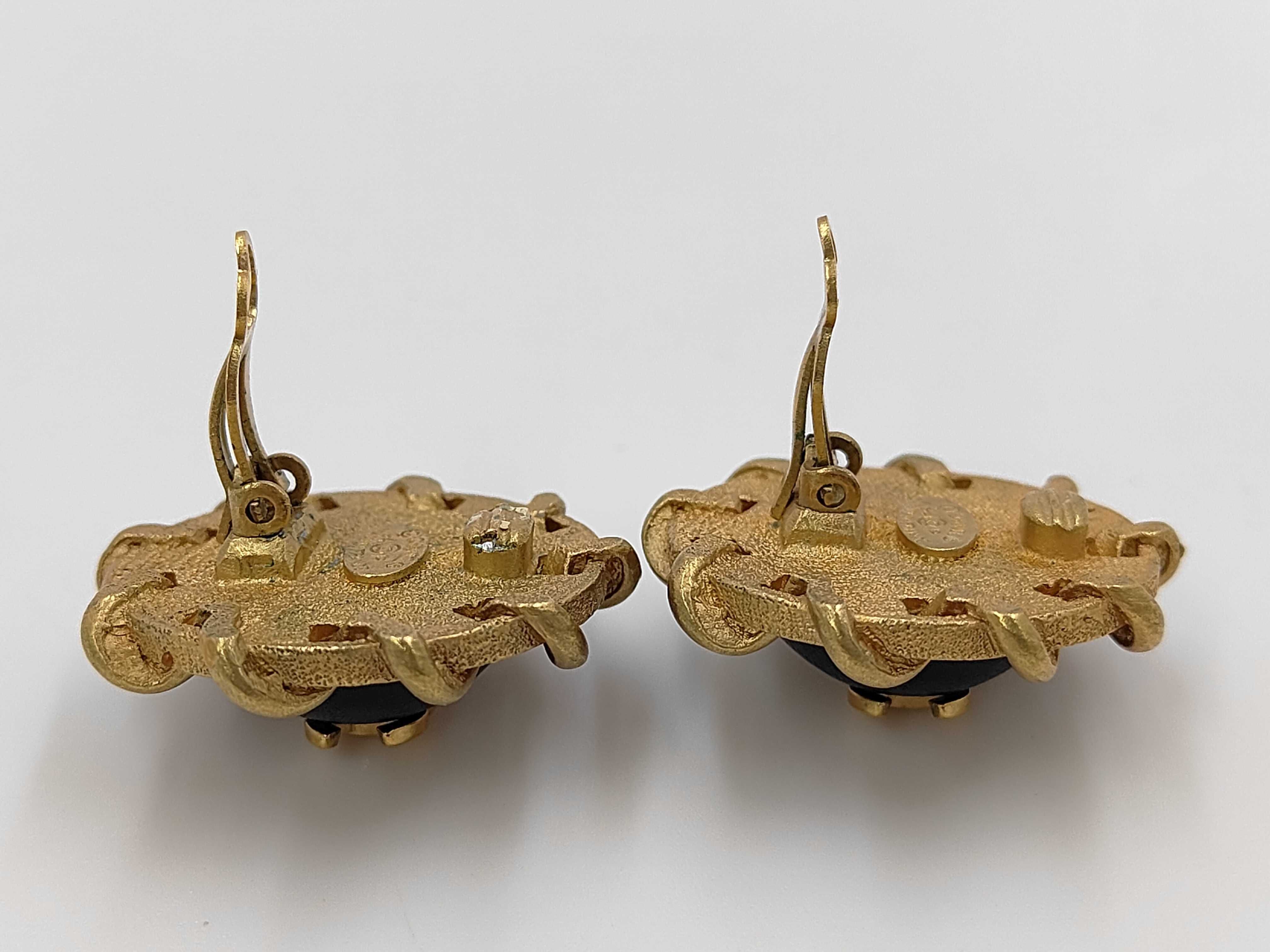 Coco Mark Leather Earrings — view 5