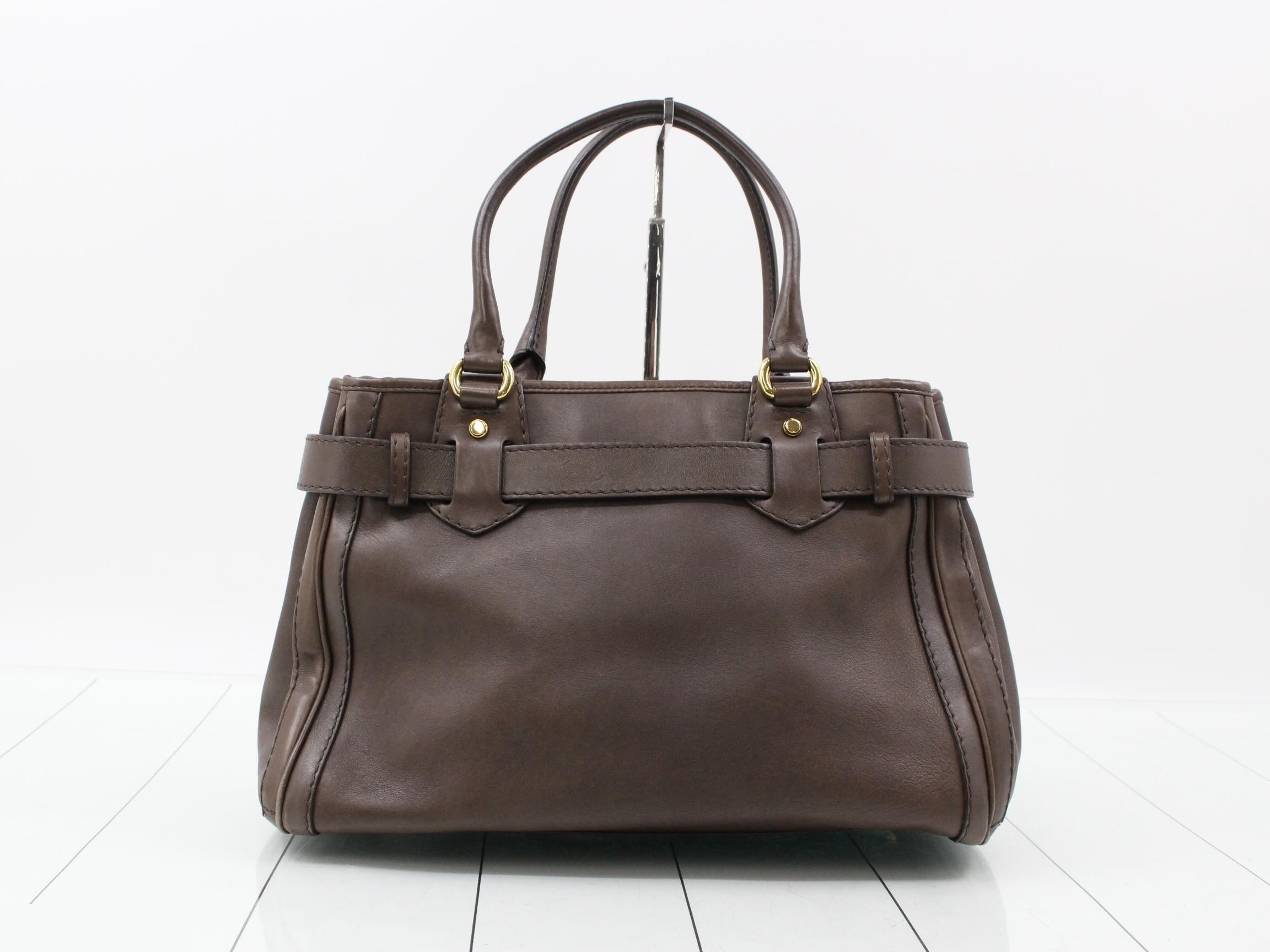 247183 Gucci GG Running GG Marmont Leather Tote Bag — view 2