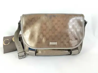 GG Messenger Bag Metallic Shoulder Bag