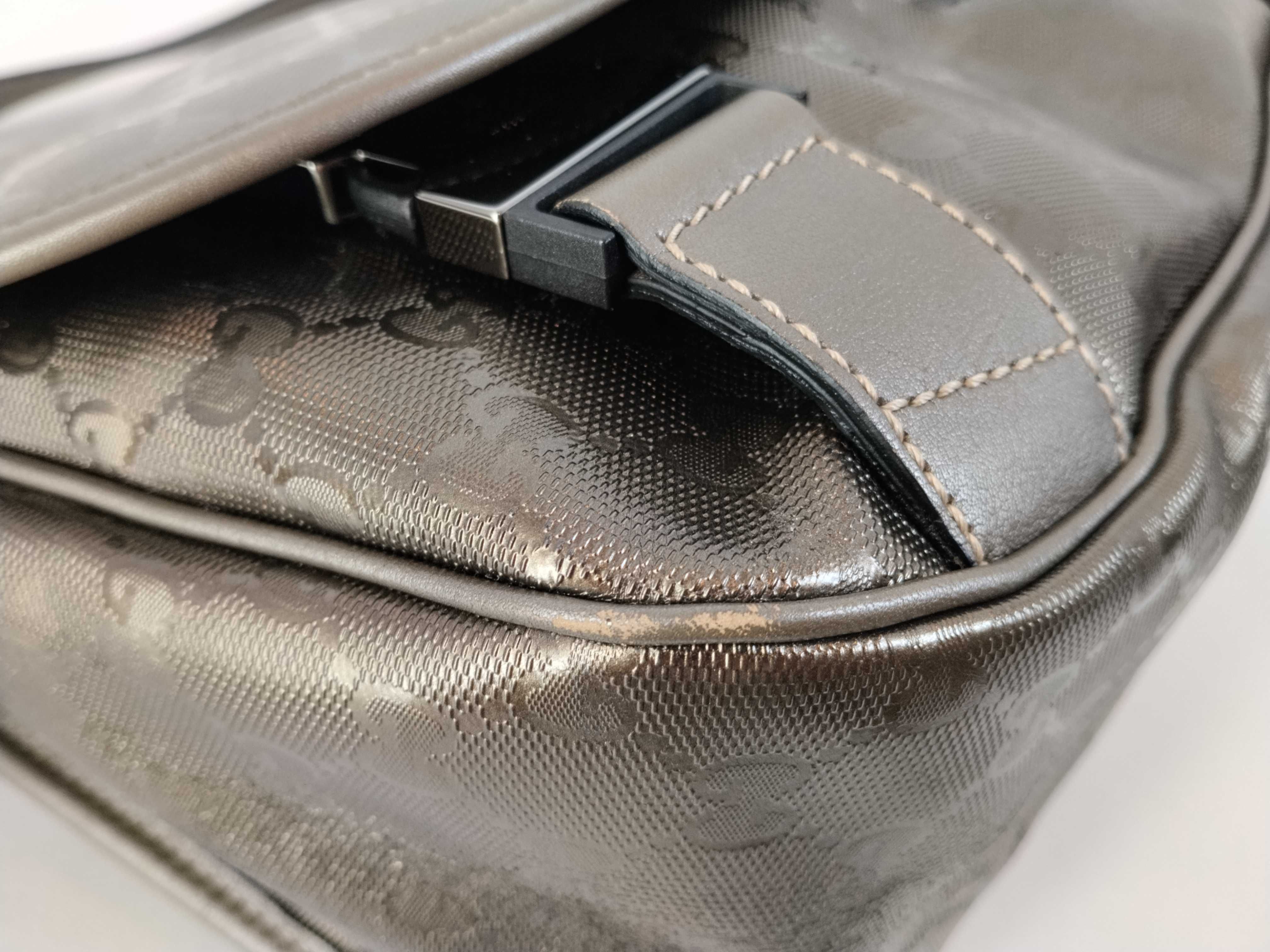 GG Messenger Bag Metallic Shoulder Bag — view 6
