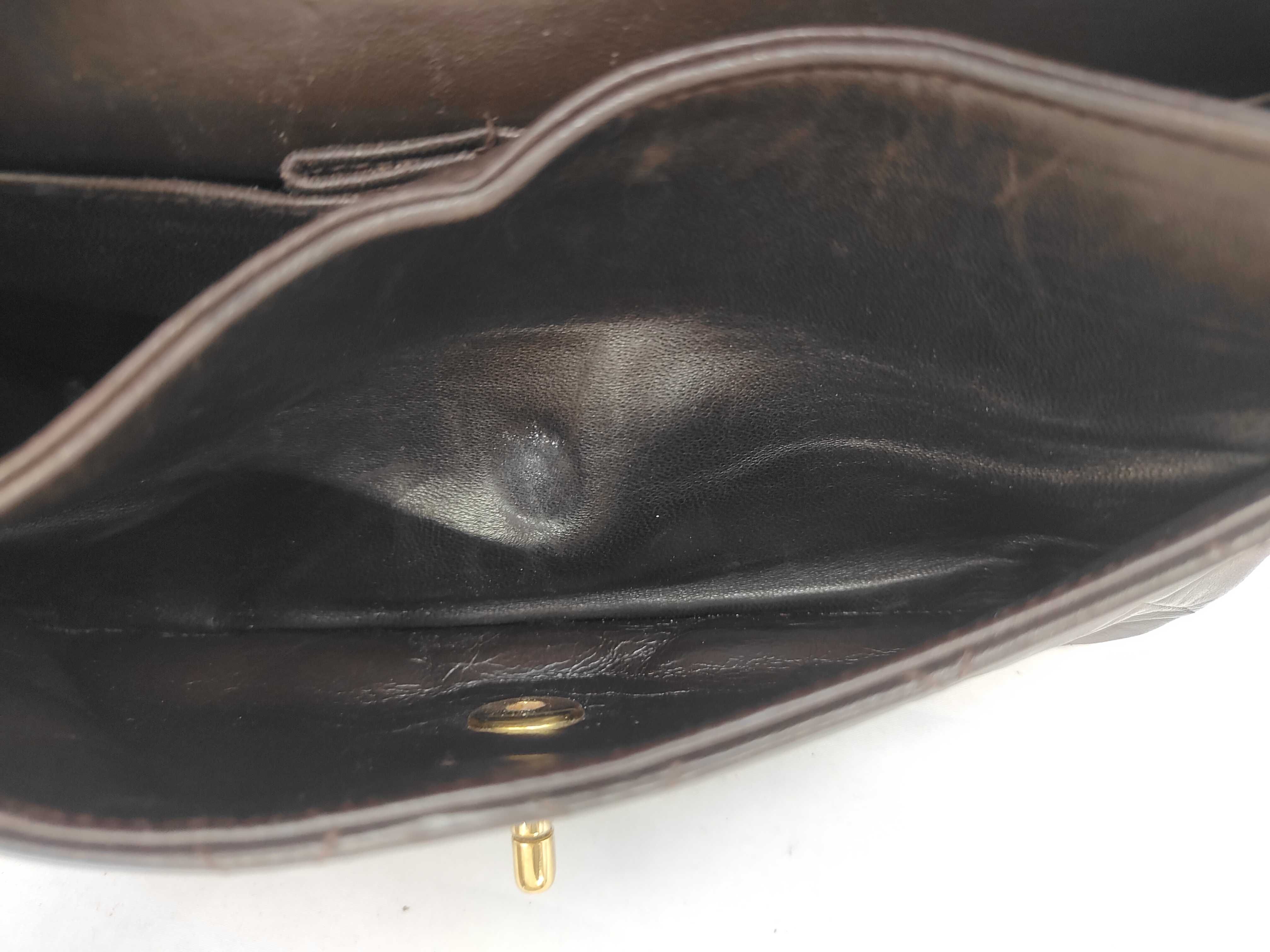 Shoulder Bag, Double Flap, Size 23, Brown, Item No. 1 — view 9