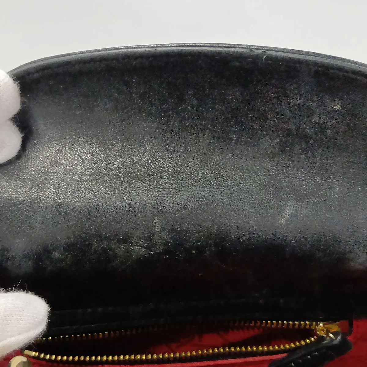 Cannage Lady Dior Mini Leather 2-Way Handbag, Black — view 12
