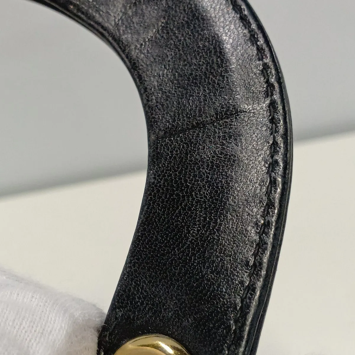 Cannage Lady Dior Mini Leather 2-Way Handbag, Black — view 14