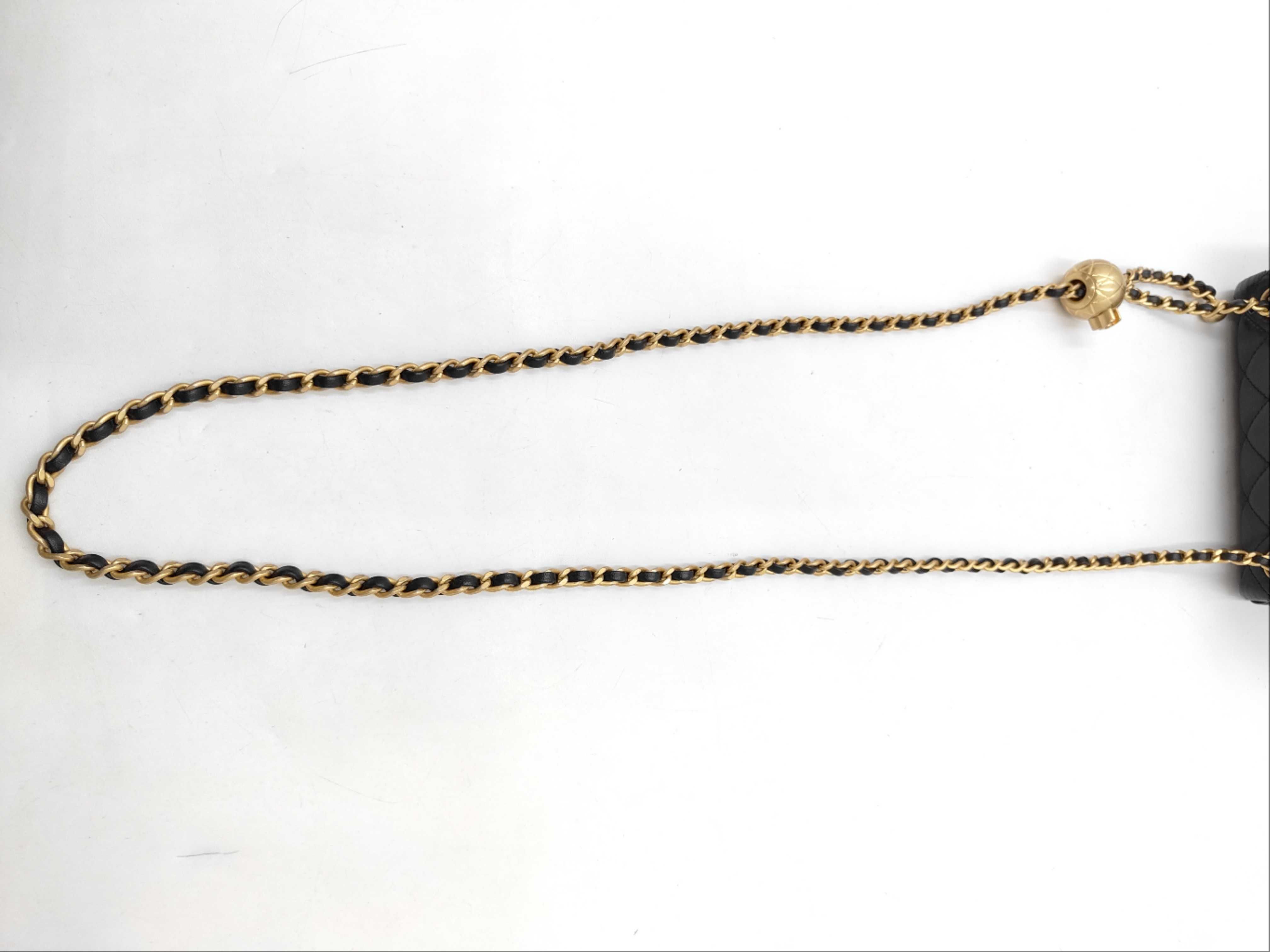 Mini Matelasse 17 Coco Ball Chain Shoulder Bag — view 3