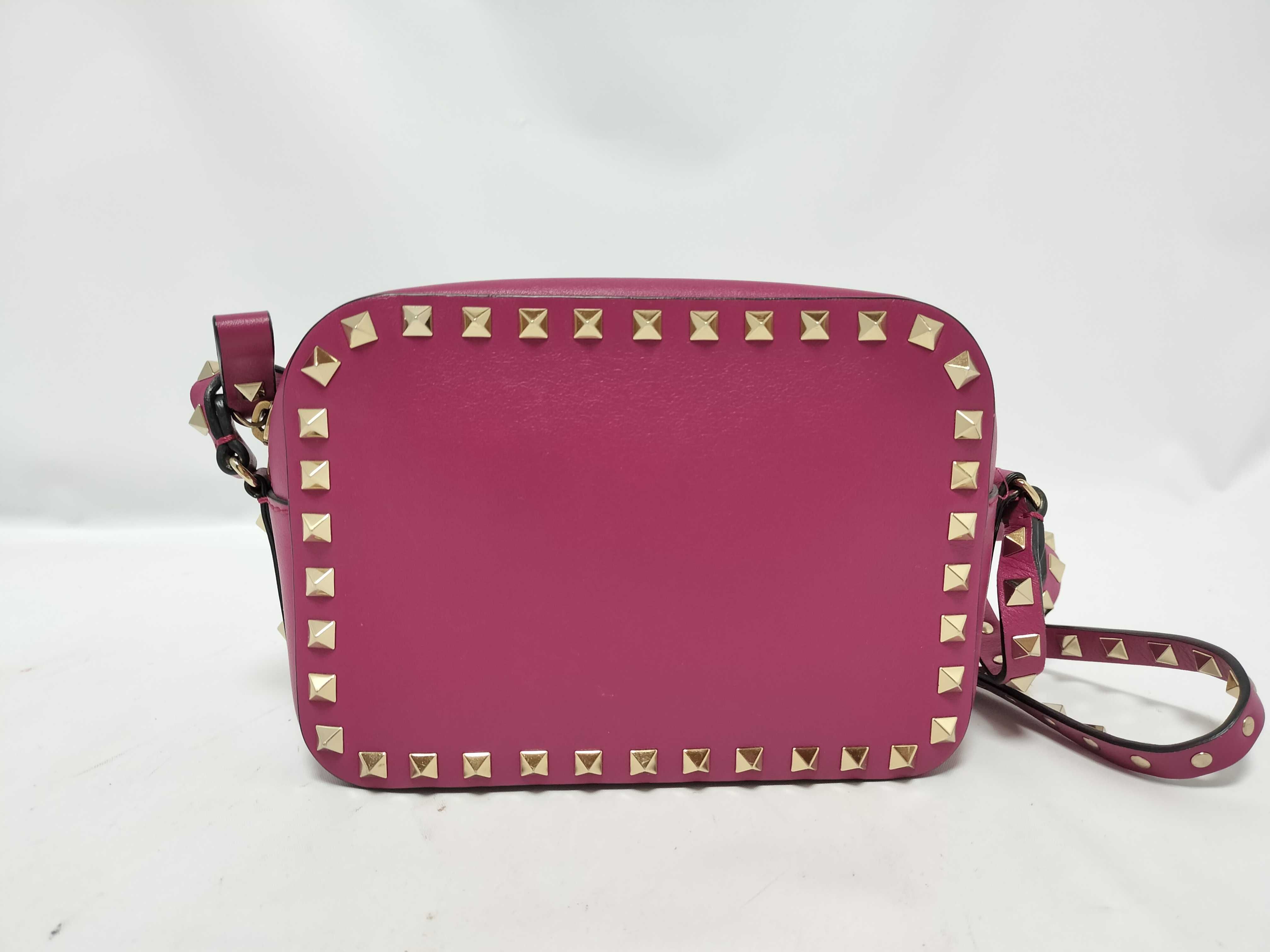Rockstud Small Leather Camera Crossbody Bag (Shoulder Bag)