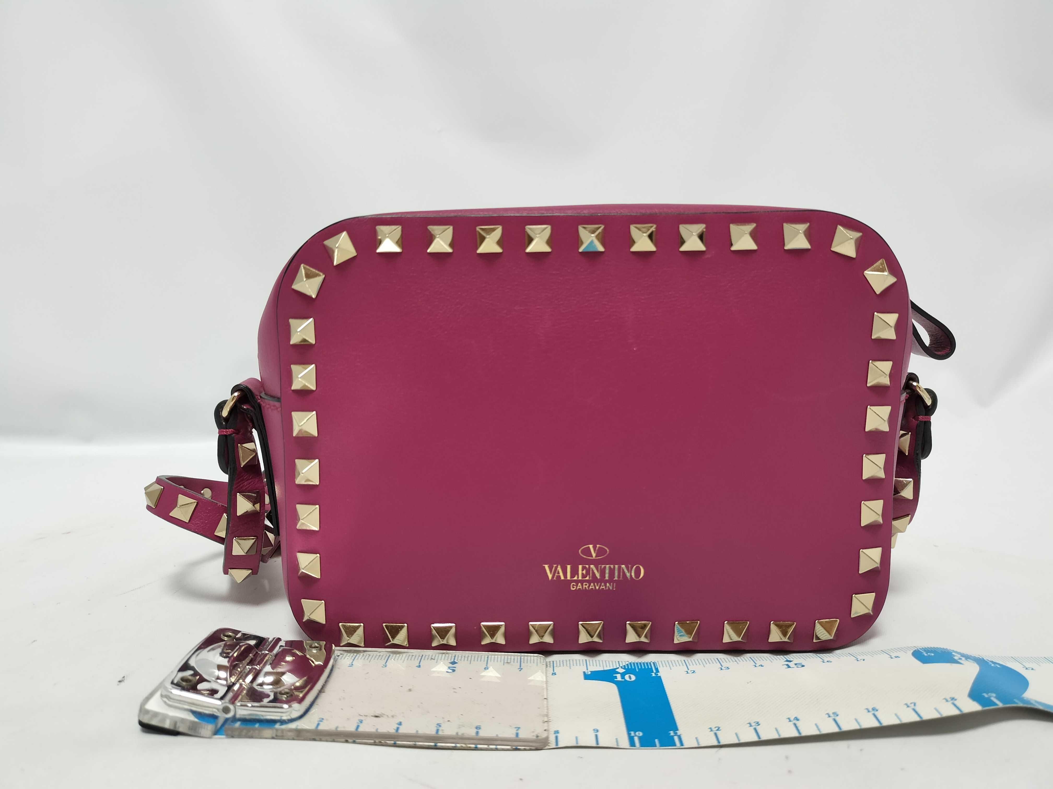 Rockstud Small Leather Camera Crossbody Bag (Shoulder Bag) — view 2
