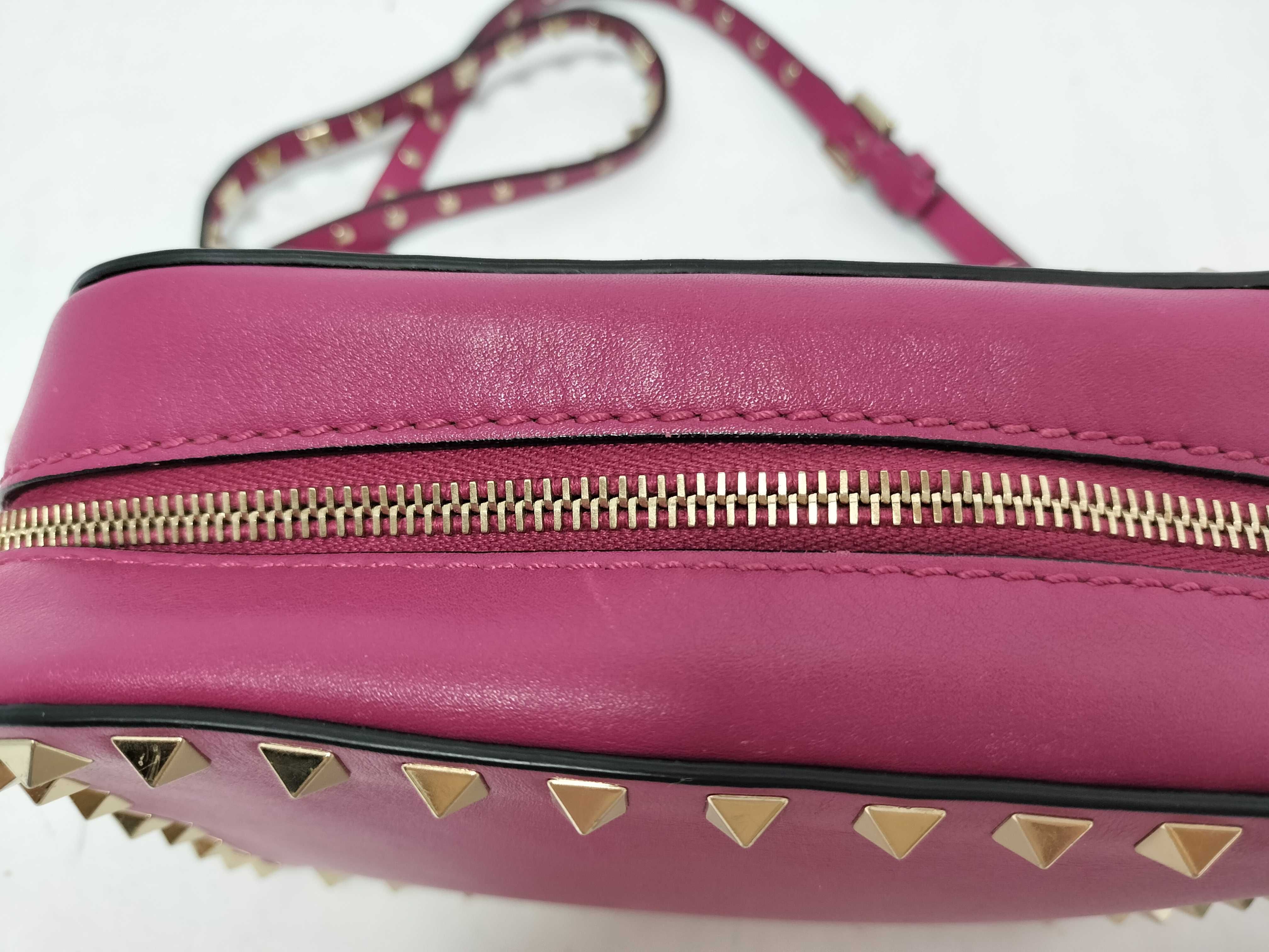 Rockstud Small Leather Camera Crossbody Bag (Shoulder Bag) — view 3