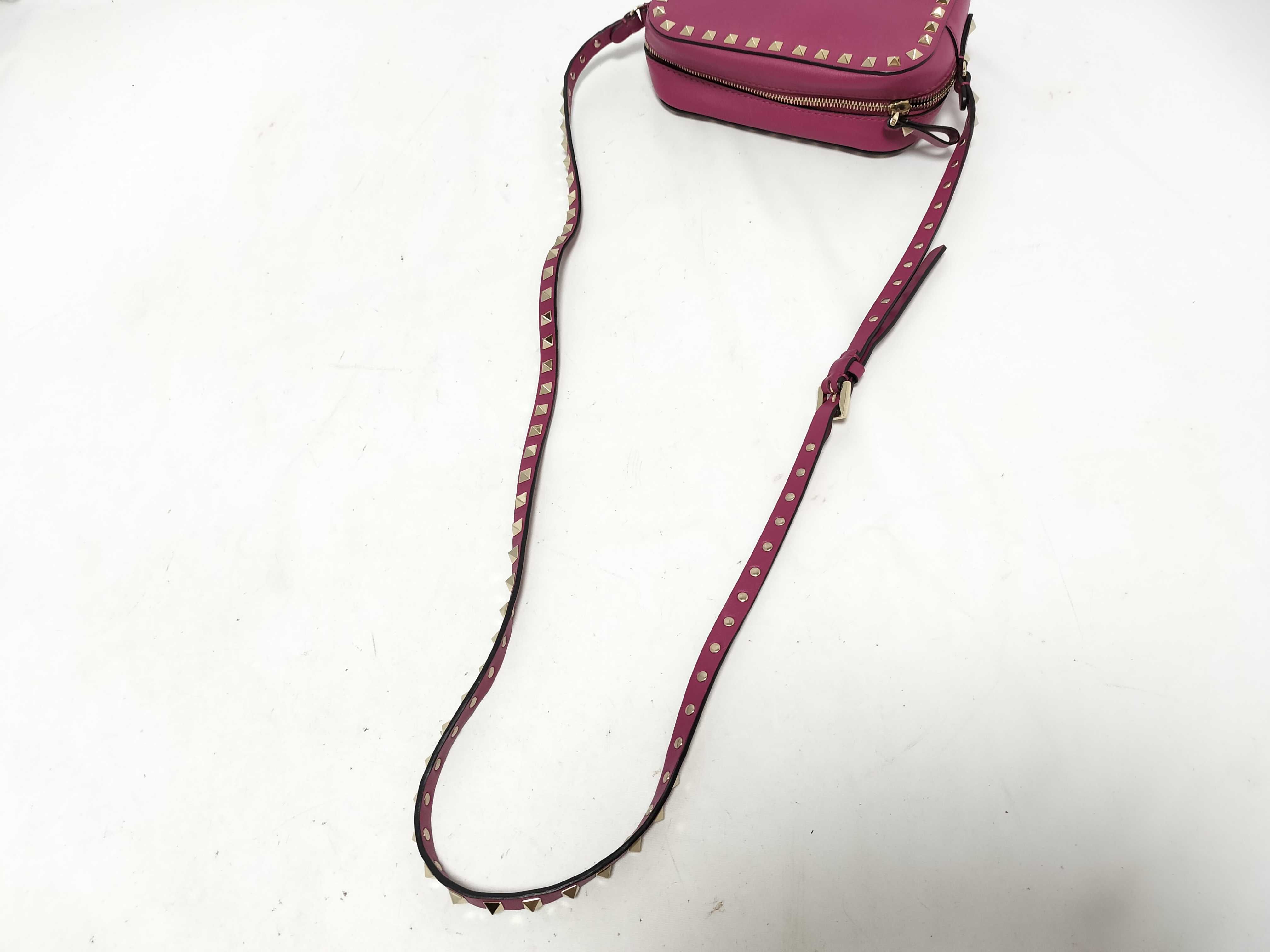 Rockstud Small Leather Camera Crossbody Bag (Shoulder Bag) — view 4