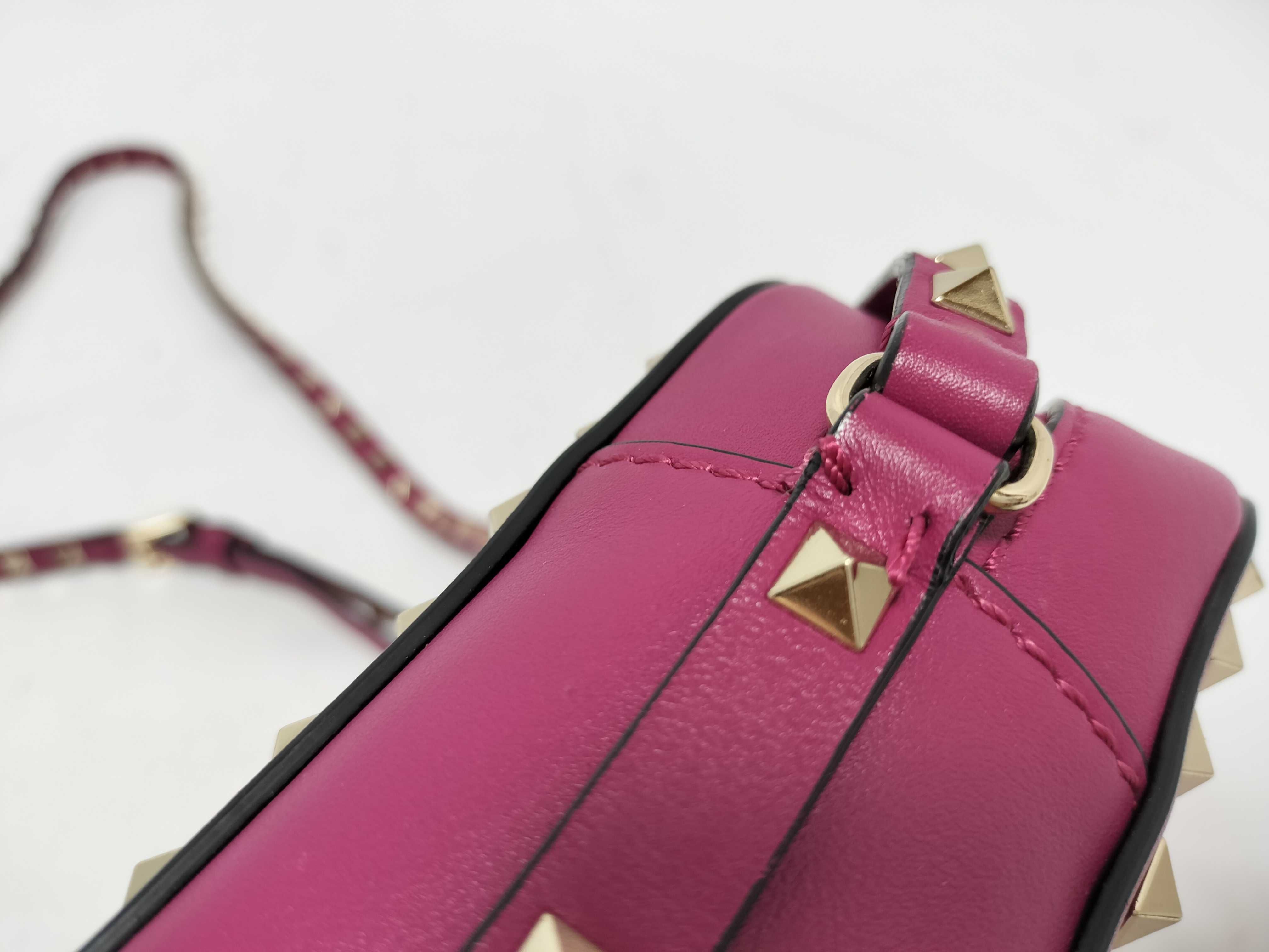 Rockstud Small Leather Camera Crossbody Bag (Shoulder Bag) — view 6