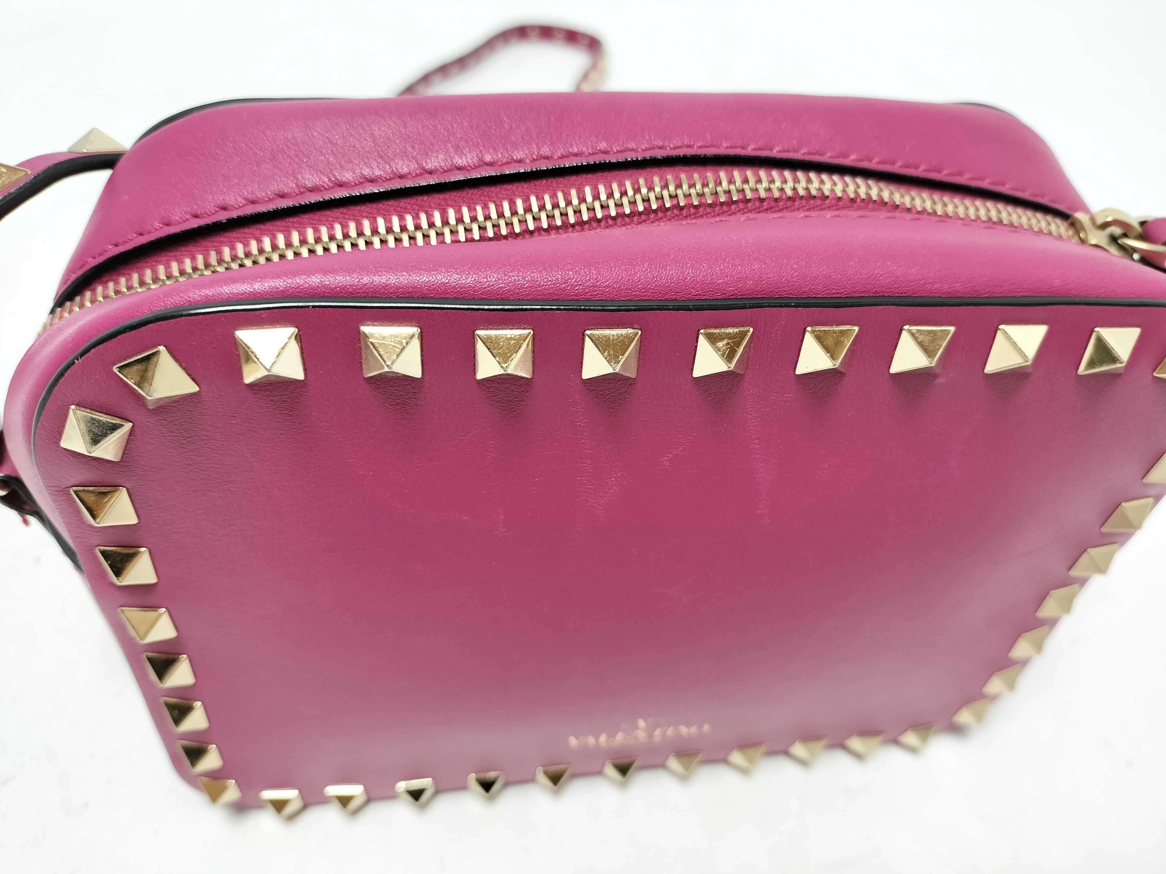 Rockstud Small Leather Camera Crossbody Bag (Shoulder Bag) — view 7