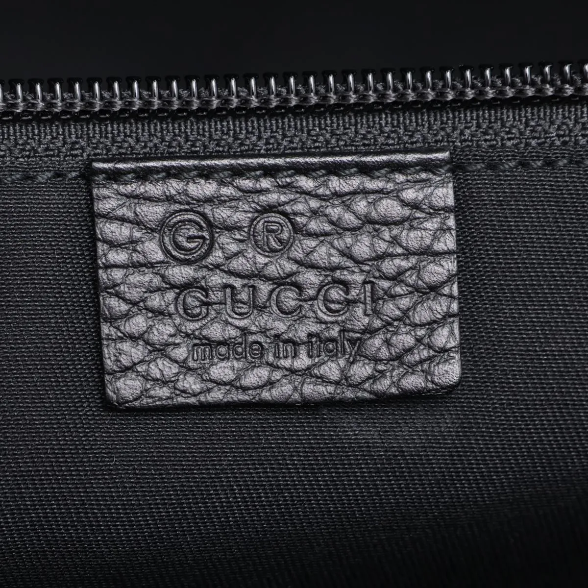 GG Nylon x Leather 2-Way Boston Bag Black 196356 Outlet — view 10