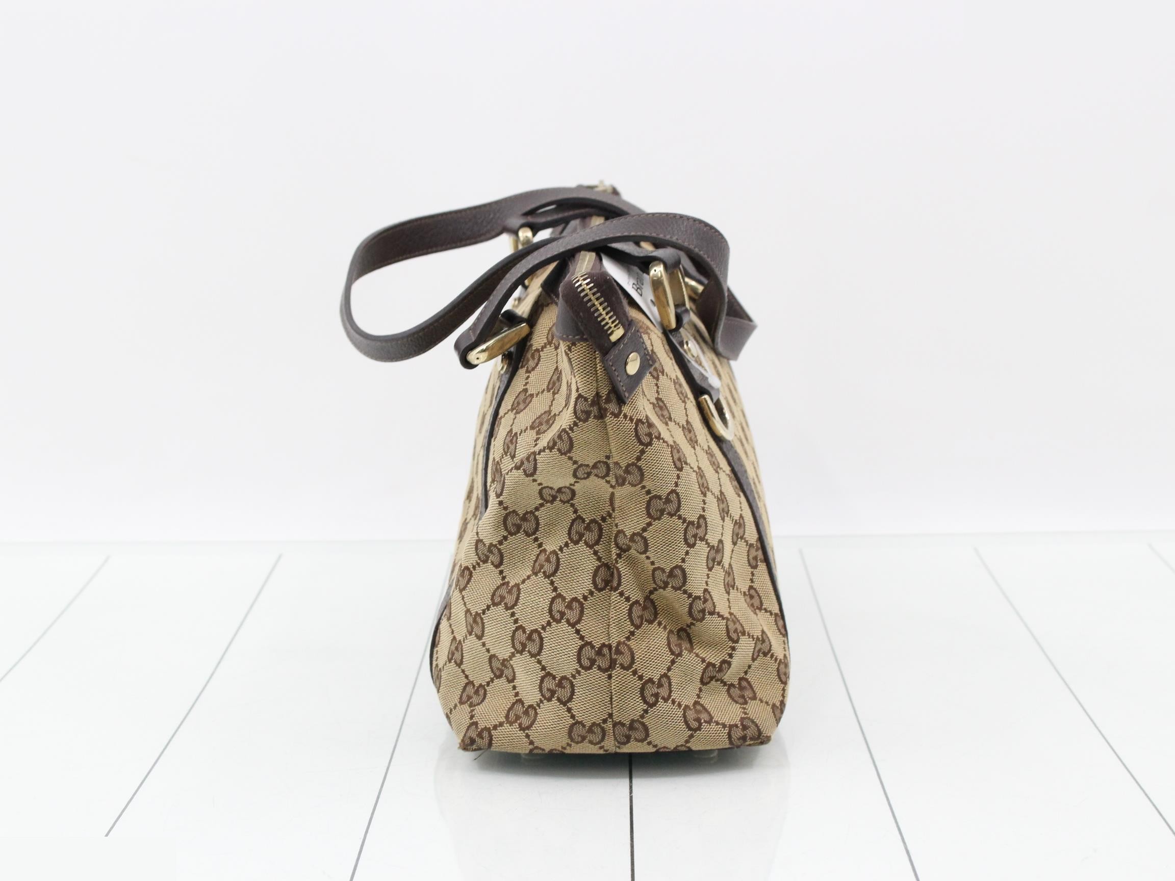 Abbey Tote Bag, Brown, 141470, 213317 — view 3