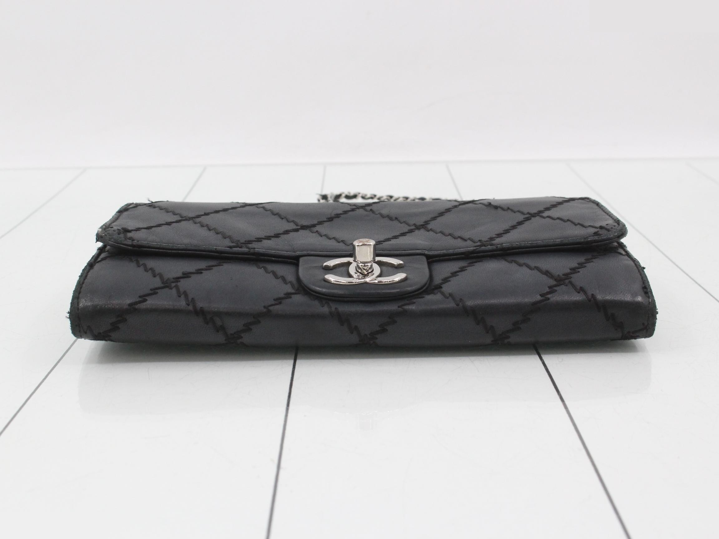 Wild Stitch Leather Chain Wallet — view 3
