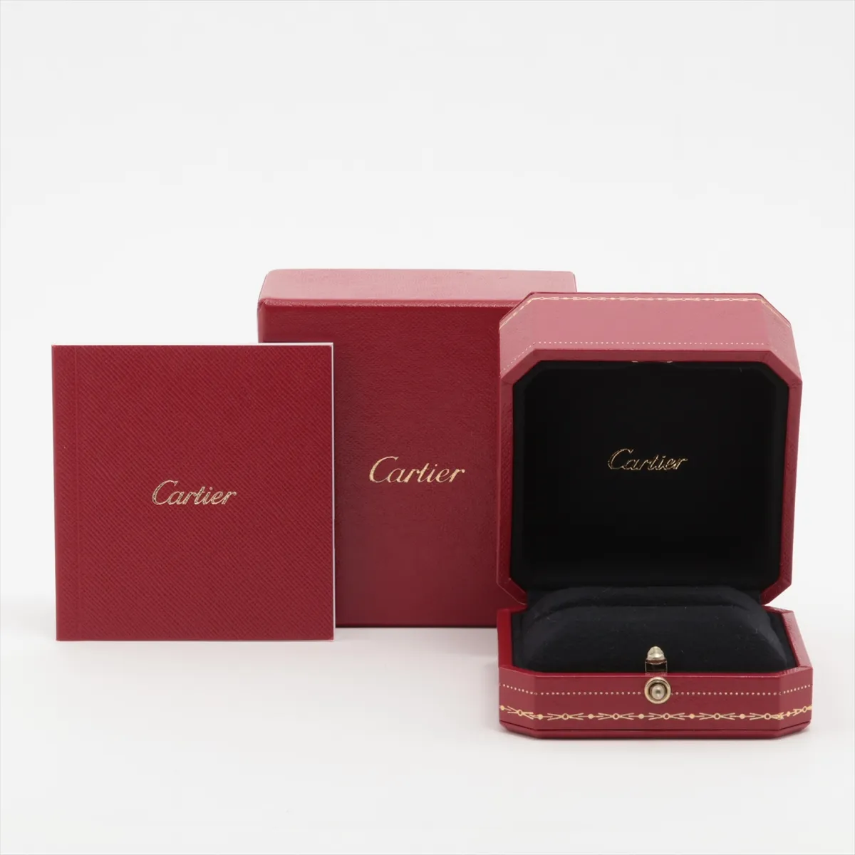 Trinity Ring 750 (Yellow Gold x Pink Gold x White Gold) 6.9g 59 XHP663 Dents and scratches — view 4