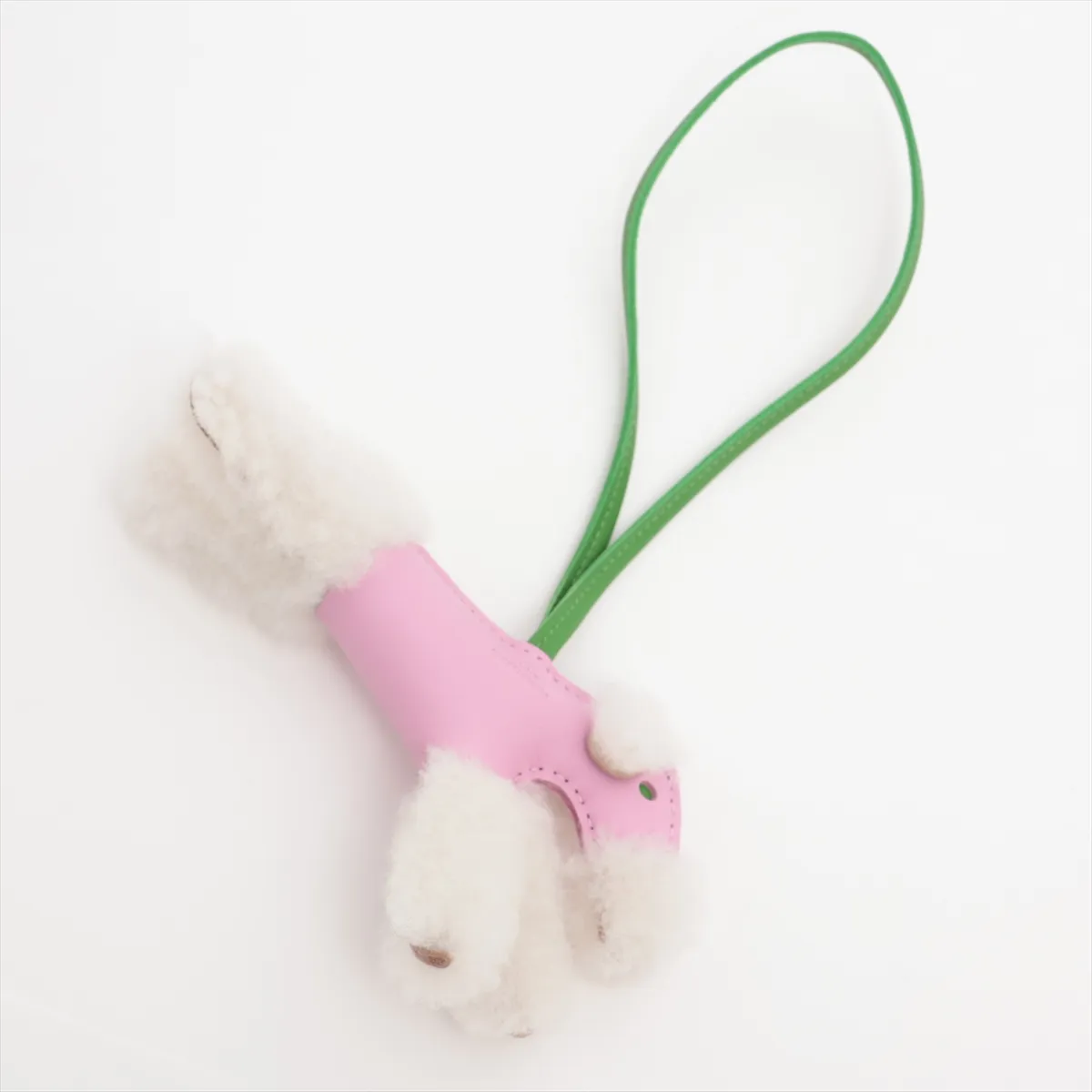 Buddy Charm G: 2026 Charm Agneau Milo x Merino Wool Mauve Sylvestre x Vert Yucca — view 2