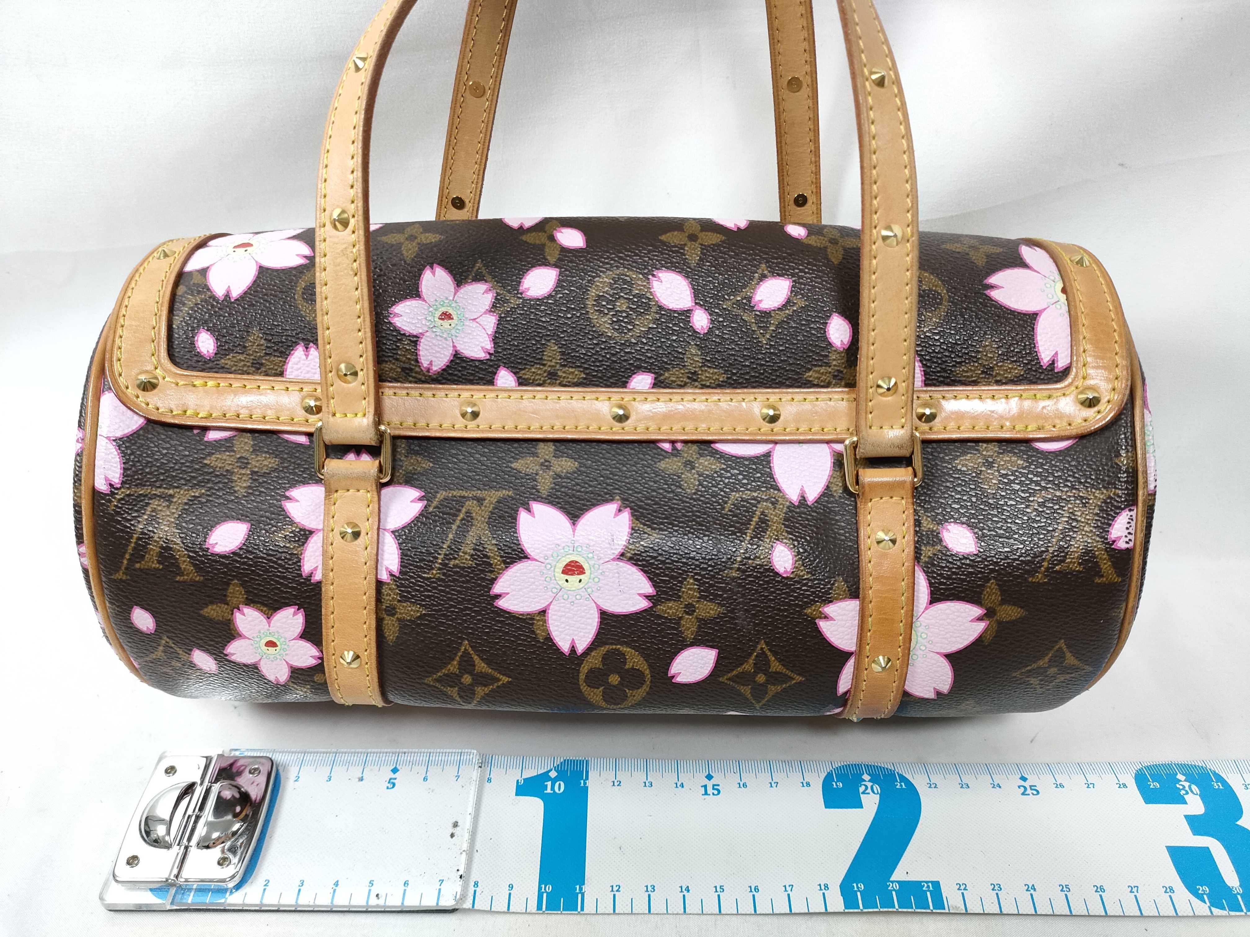Monogram Vuitton Cherry Blossom Papillon Handbag — view 2