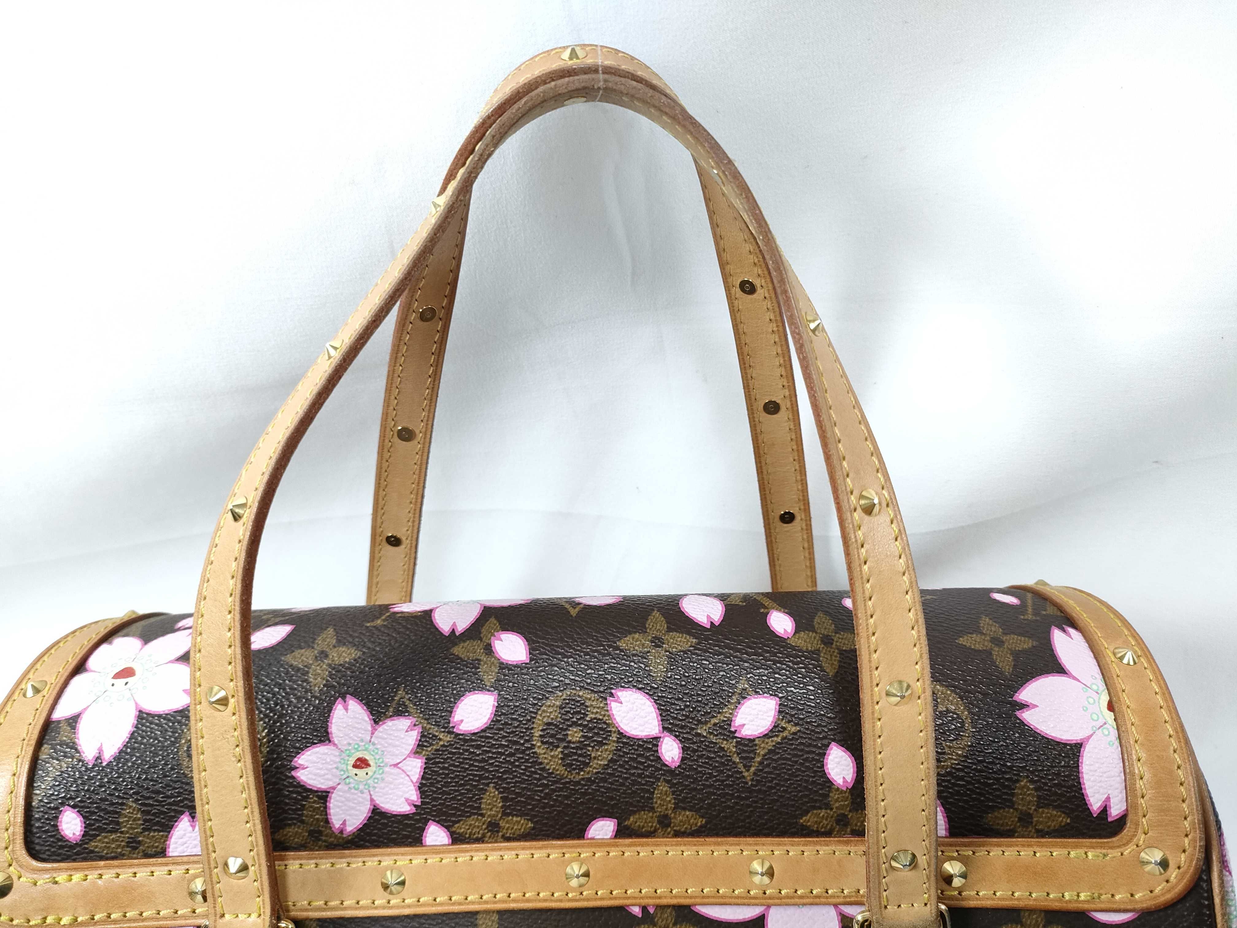 Monogram Vuitton Cherry Blossom Papillon Handbag — view 3