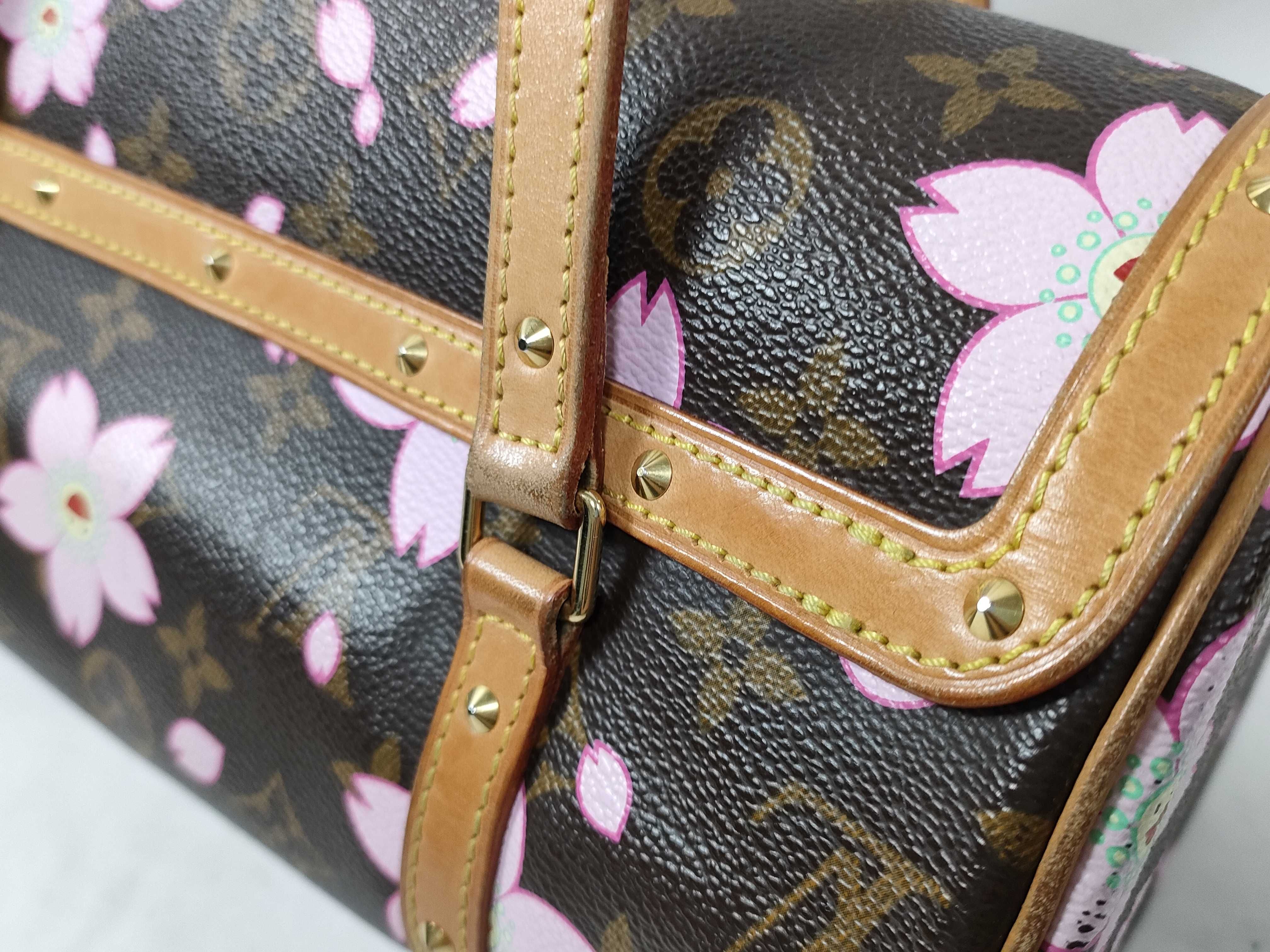 Monogram Vuitton Cherry Blossom Papillon Handbag — view 4