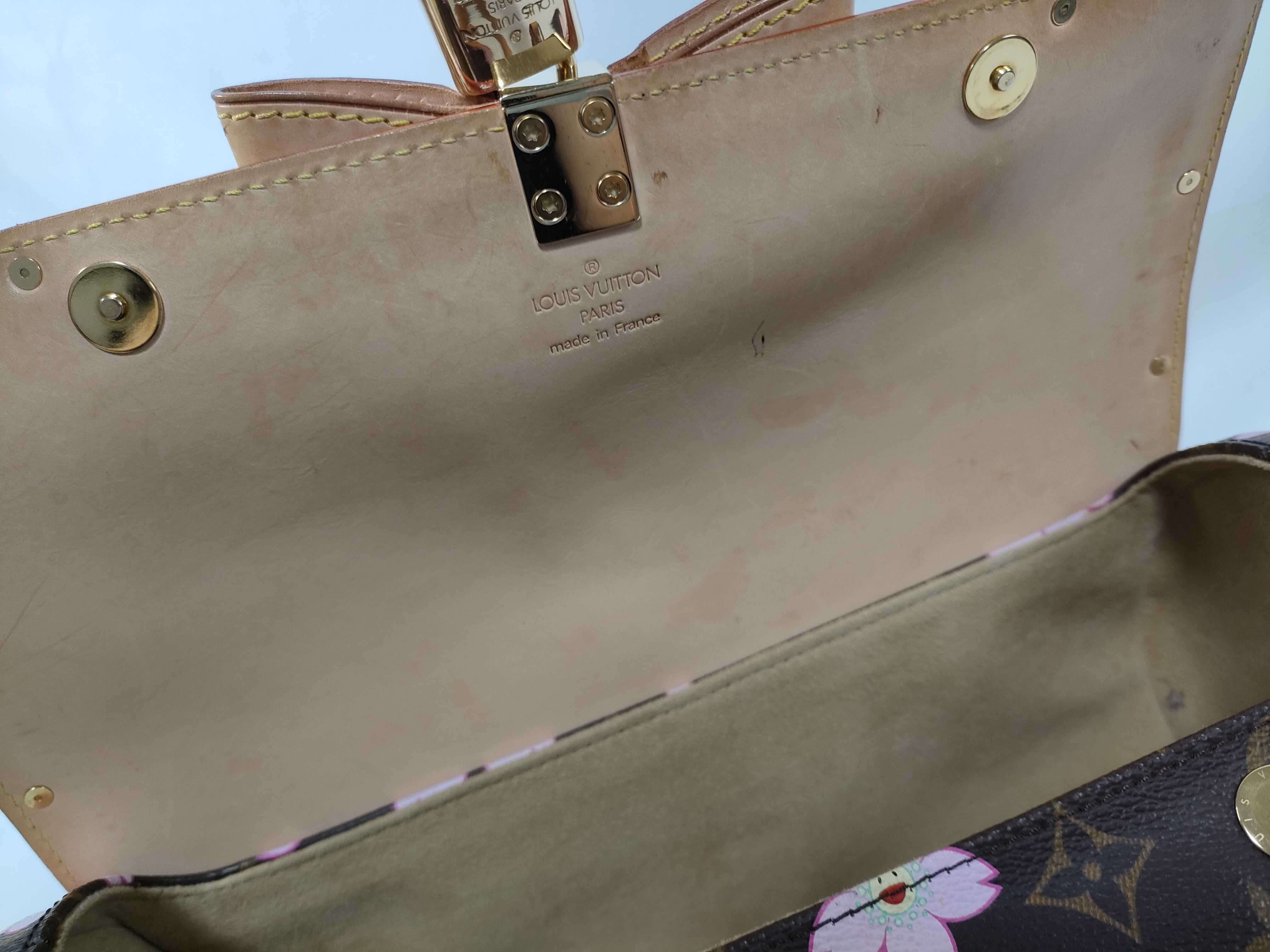 Monogram Vuitton Cherry Blossom Papillon Handbag — view 10