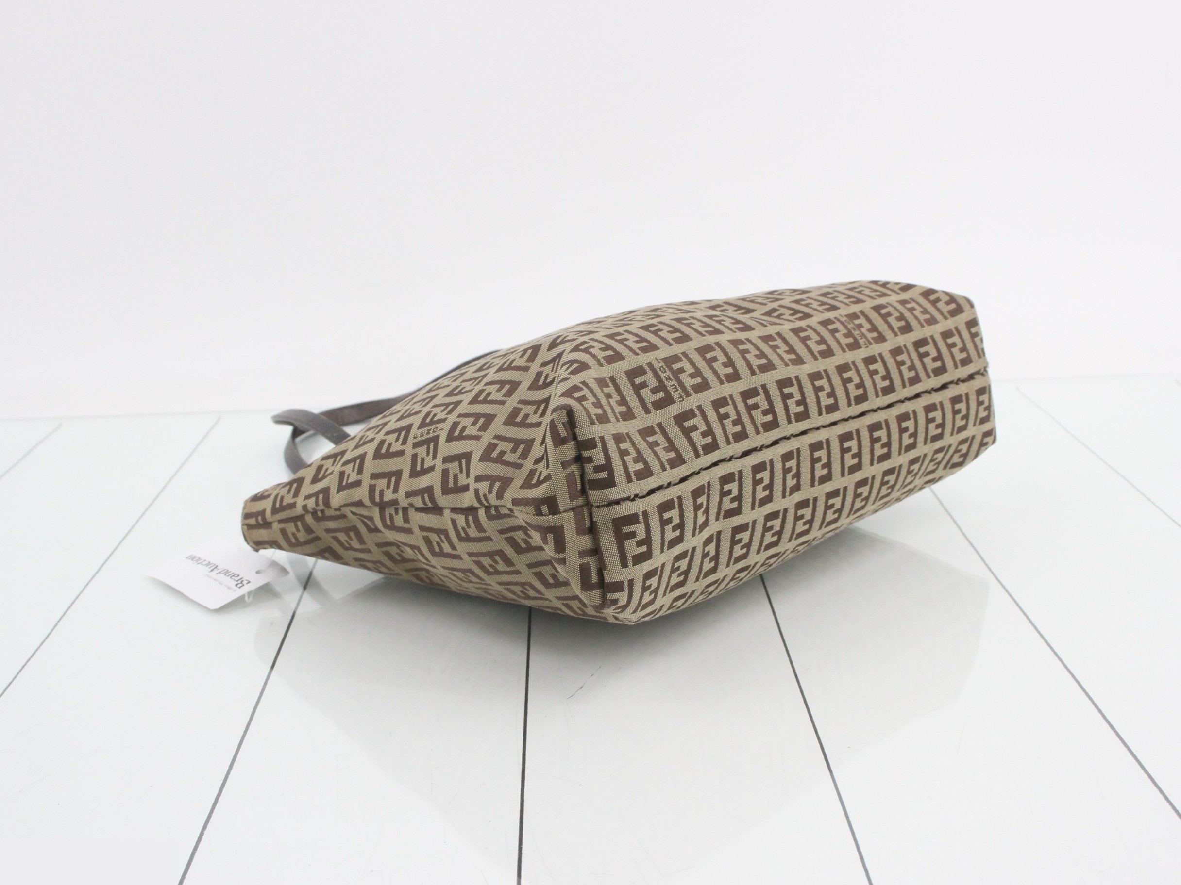 Zucchino Tote Bag, Beige Canvas — view 5