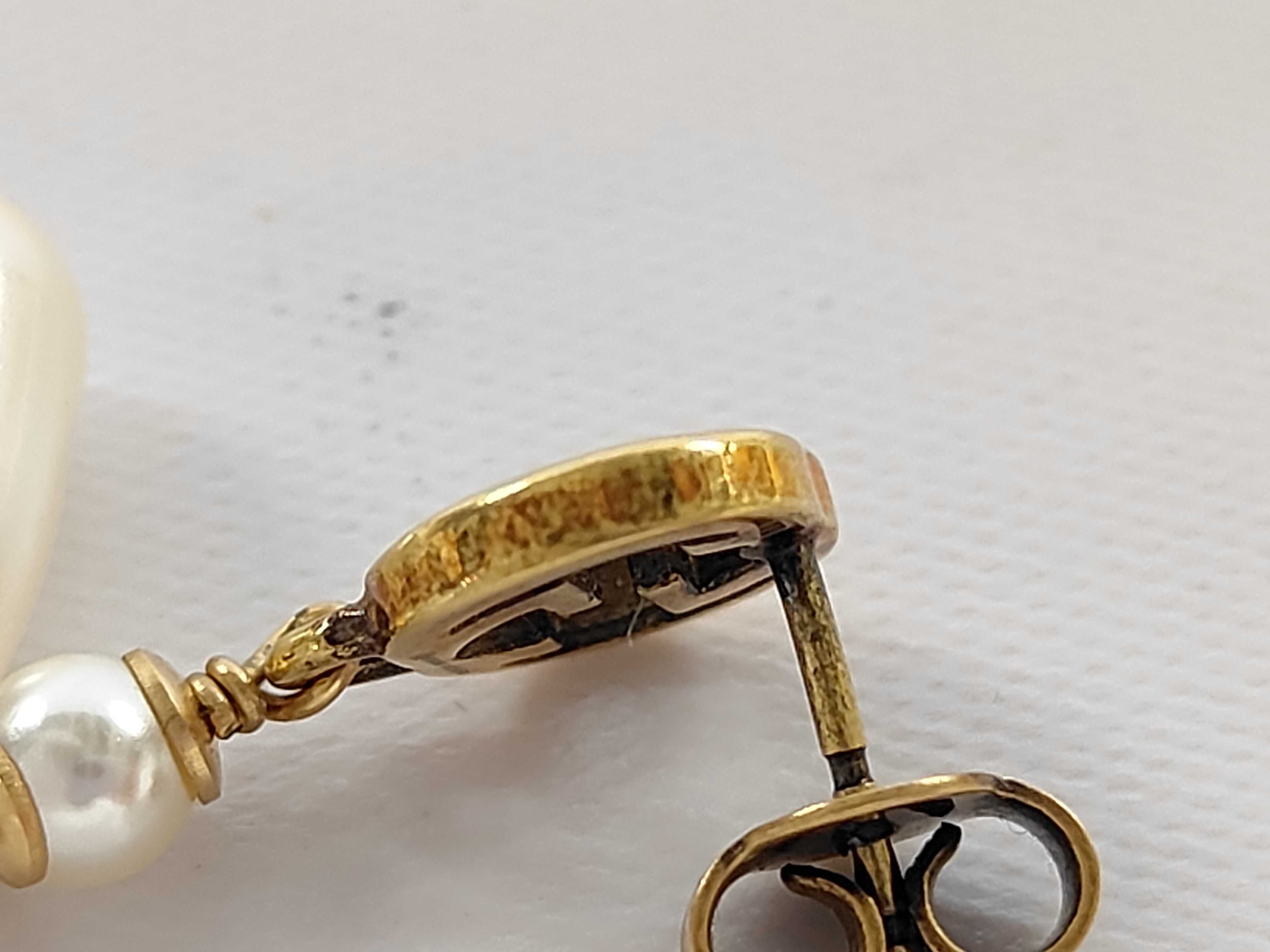 GP Hardware Faux Pearl Floral Earrings — view 8