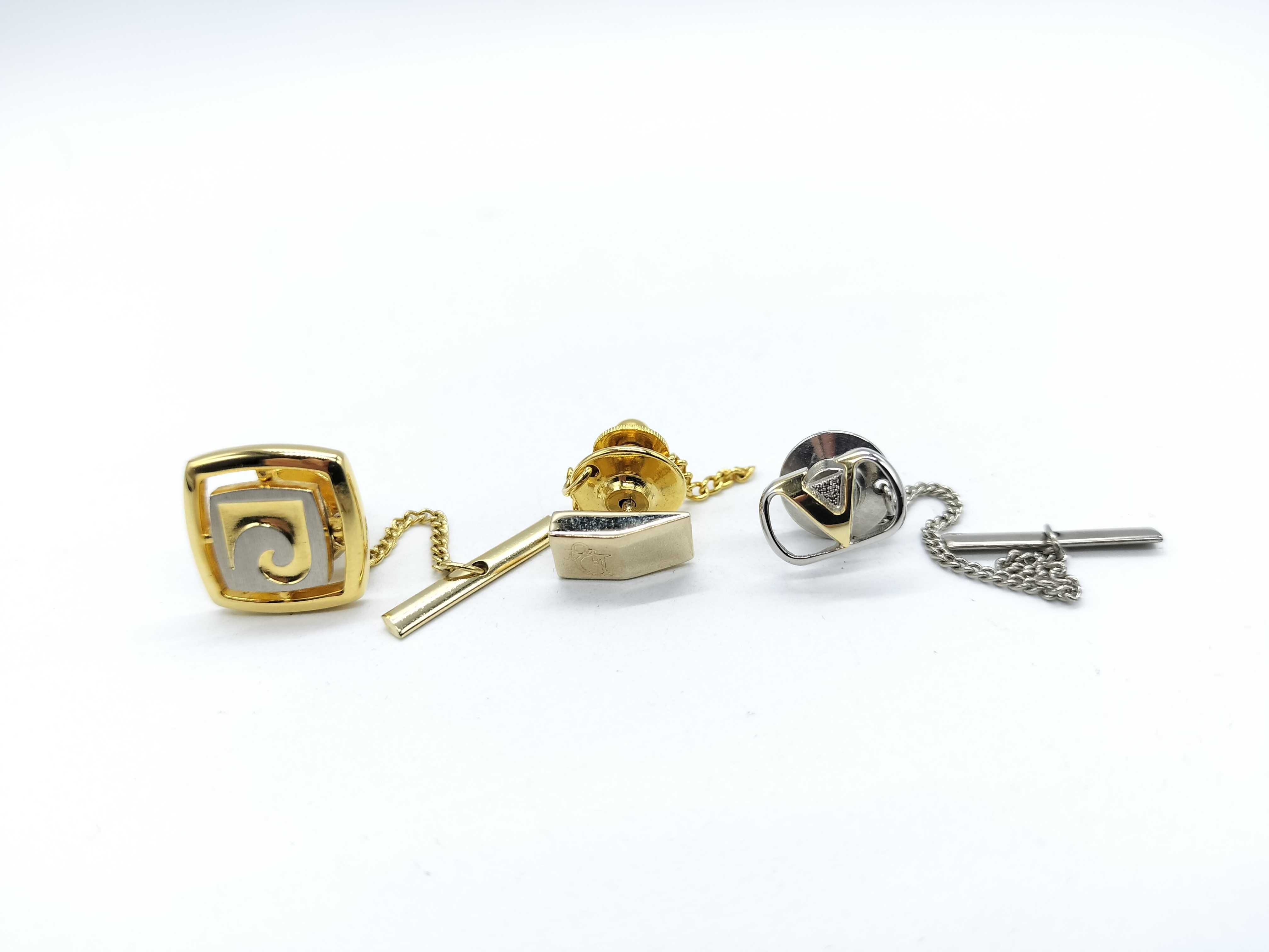 Renoma, Valentino tie tack pins (3 pieces) - tie clips and cufflinks