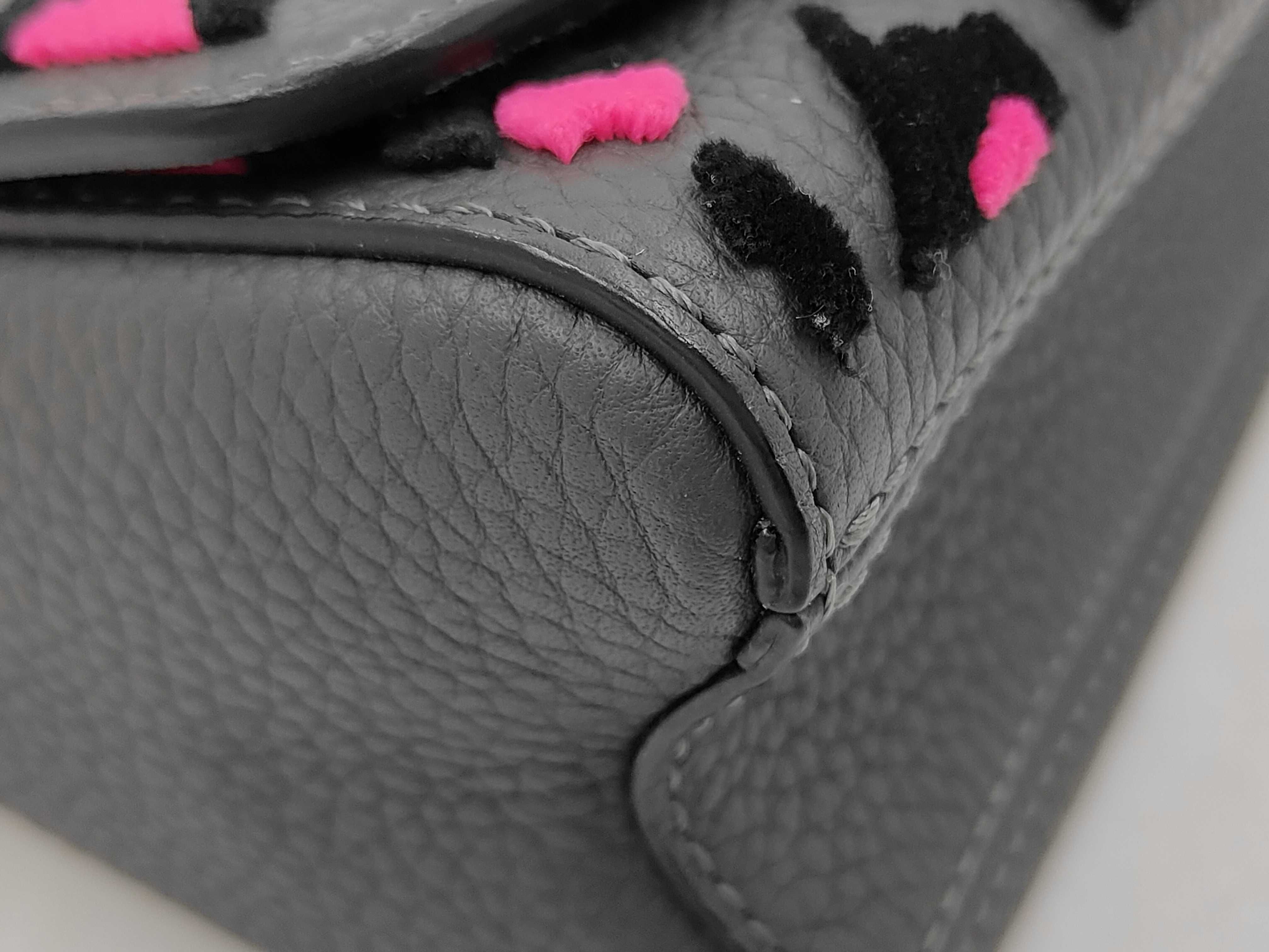 2341 Twist Shoulder Bag, Black/Pink — view 3