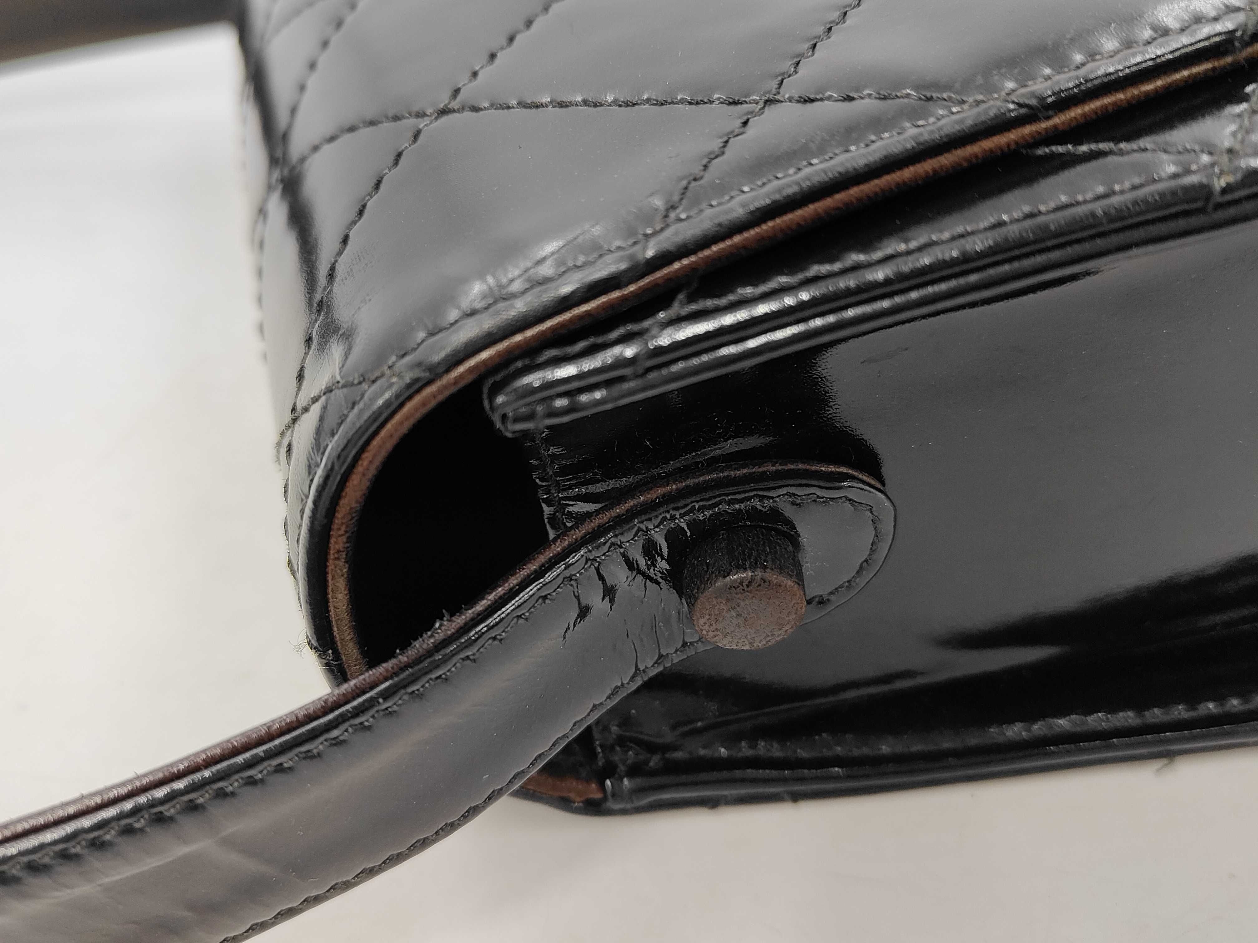 Patent Leather Shoulder Bag — view 5