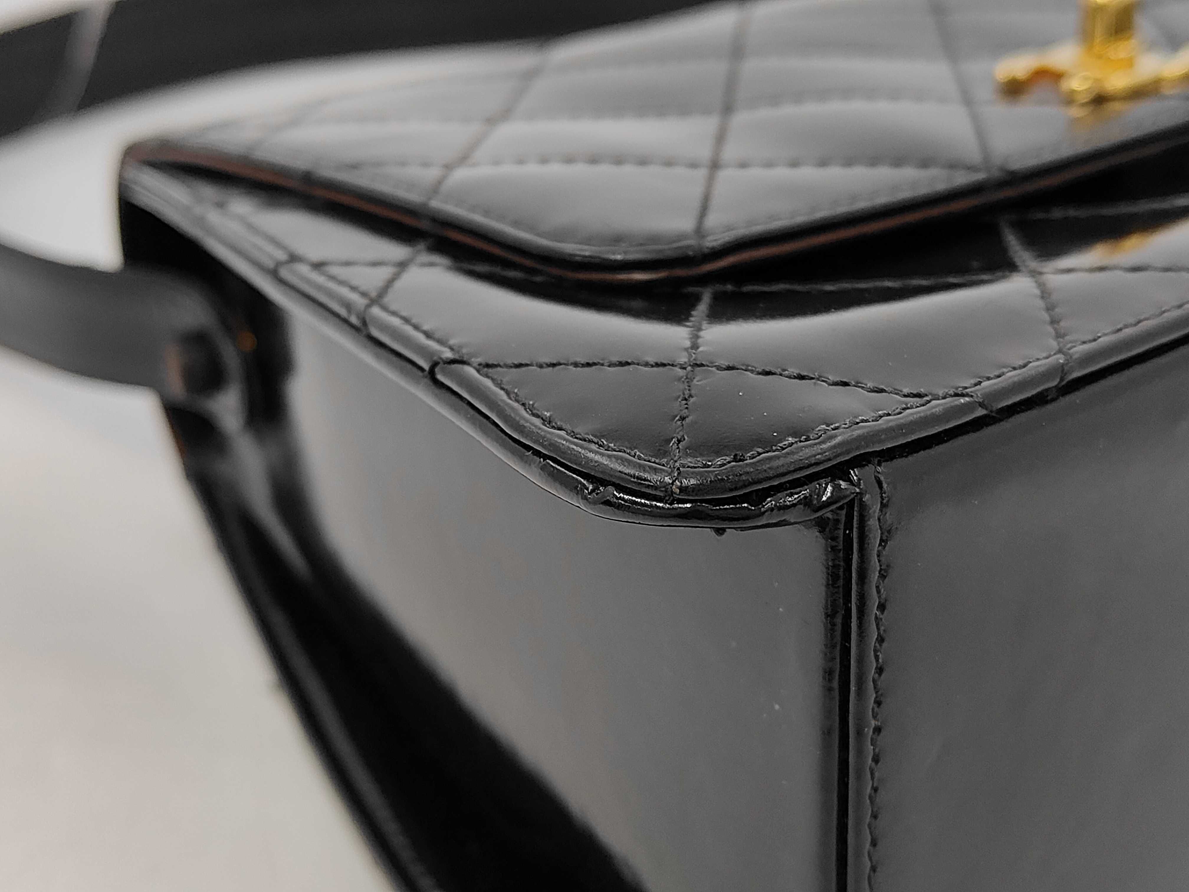 Patent Leather Shoulder Bag — view 6