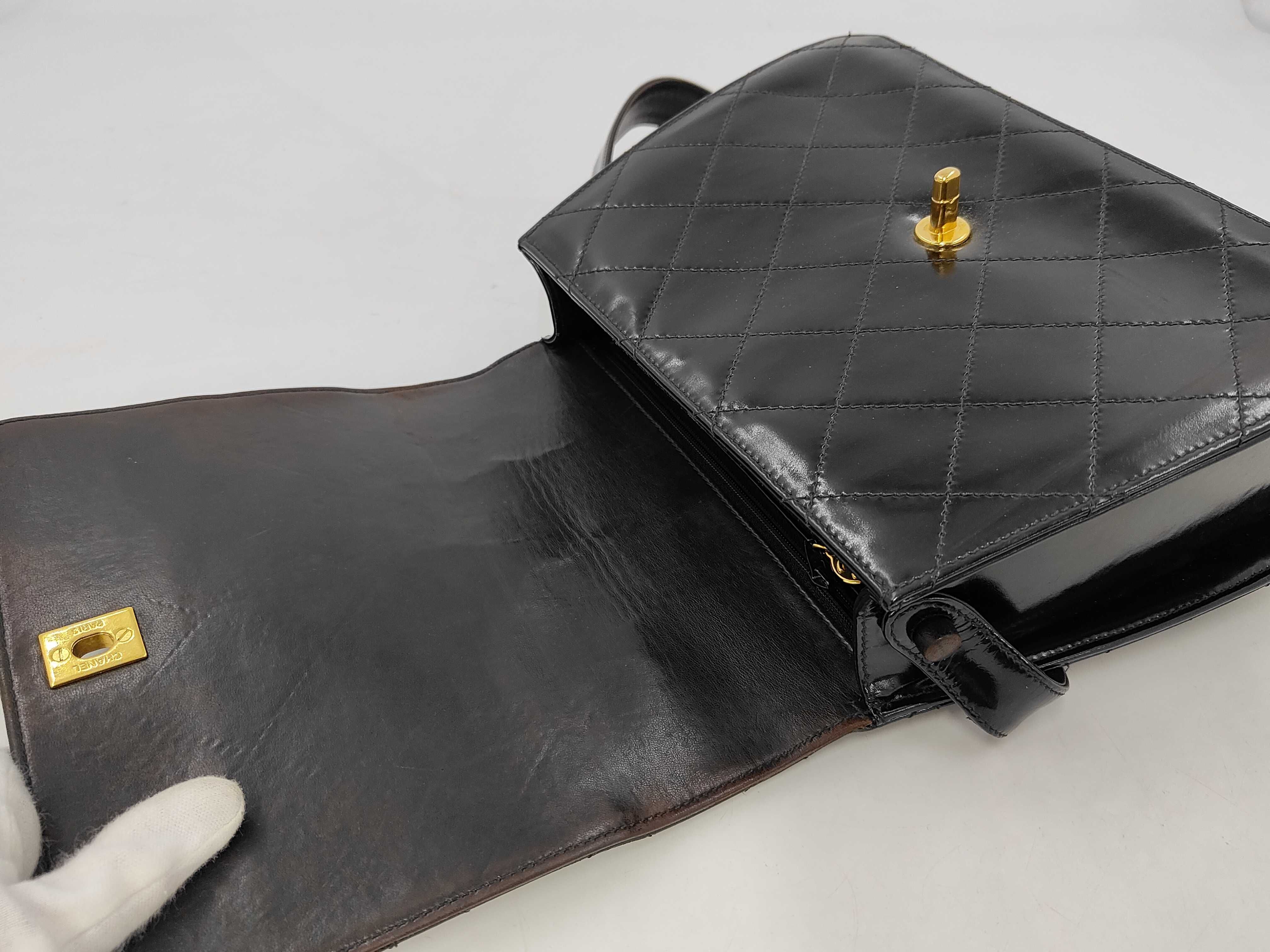 Patent Leather Shoulder Bag — view 8