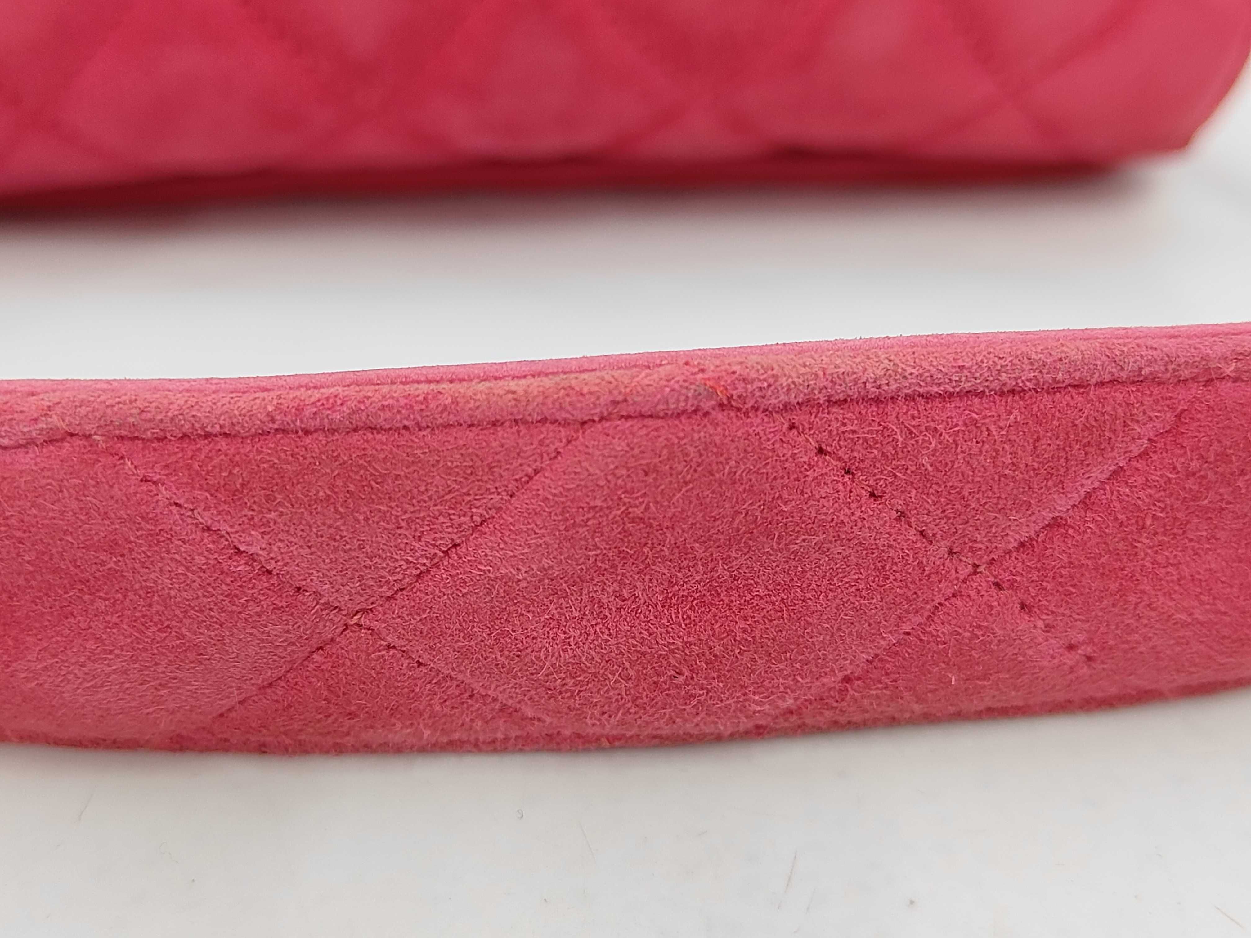 Suede Handbag Pink Handbag — view 12