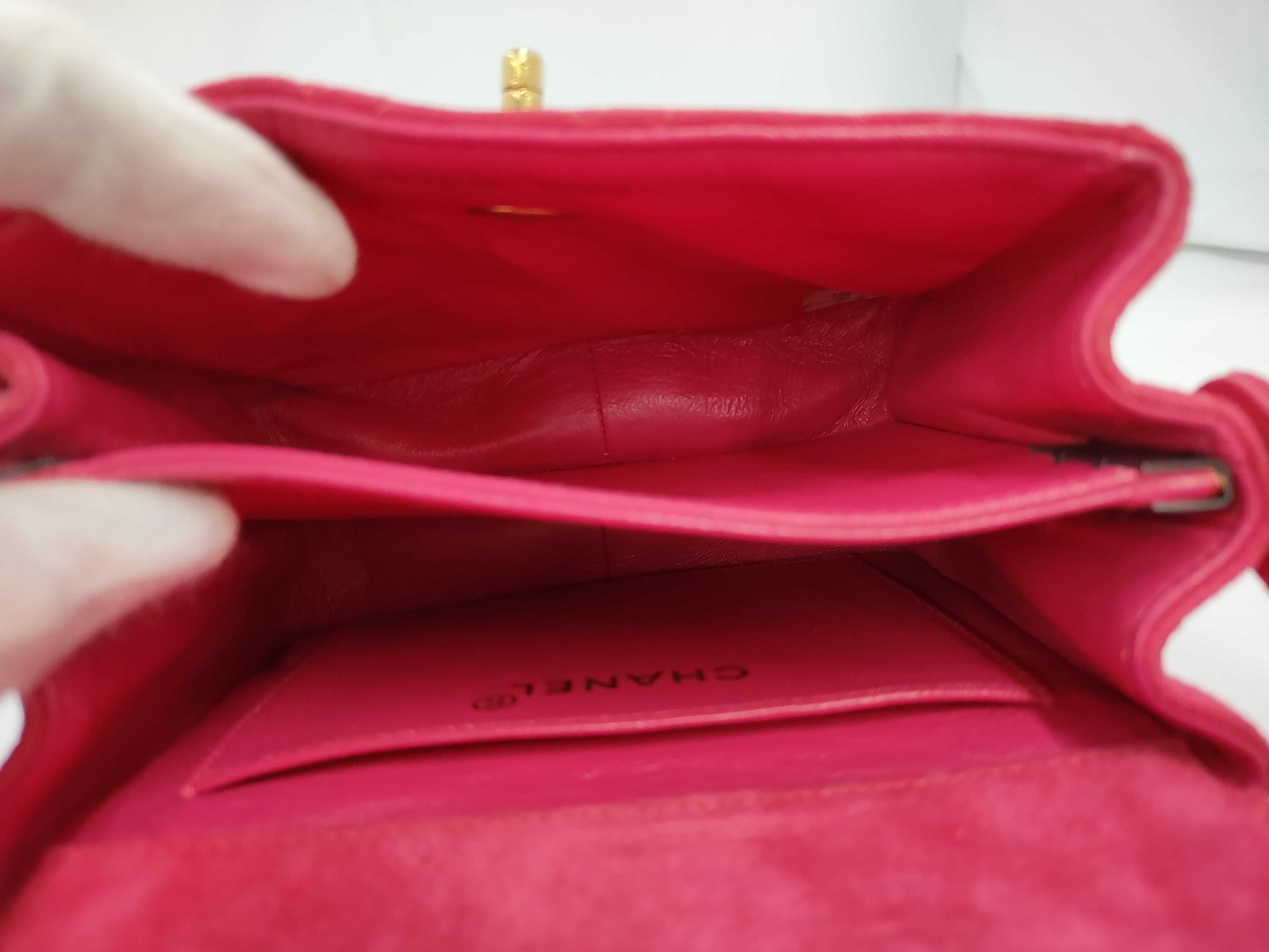 Suede Handbag Pink Handbag — view 7