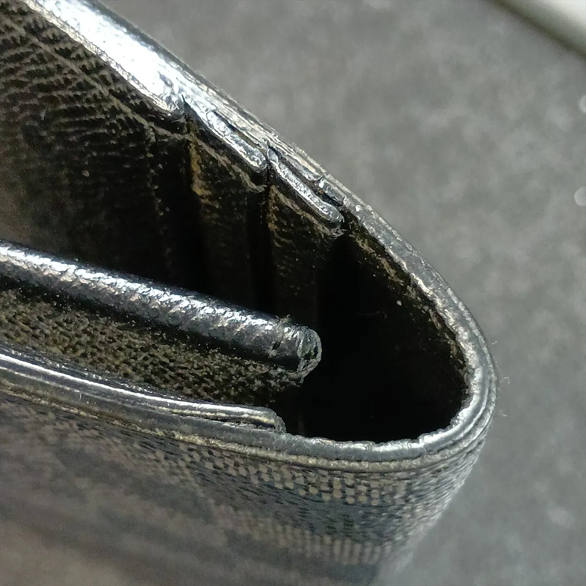 Damier Graphite Portefeuille Brazza N62665 SP2010 Black Long Wallet — view 12