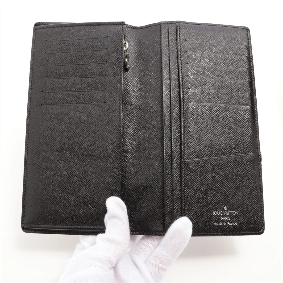 Damier Graphite Portefeuille Brazza N62665 SP2010 Black Long Wallet — view 3