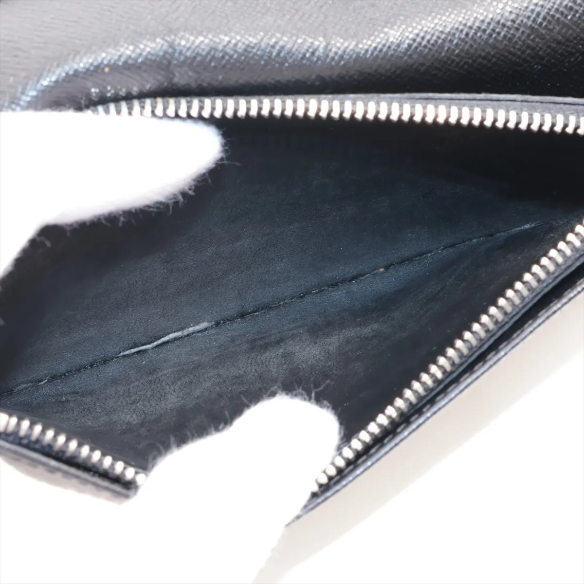 Damier Graphite Portefeuille Brazza N62665 SP2010 Black Long Wallet — view 9