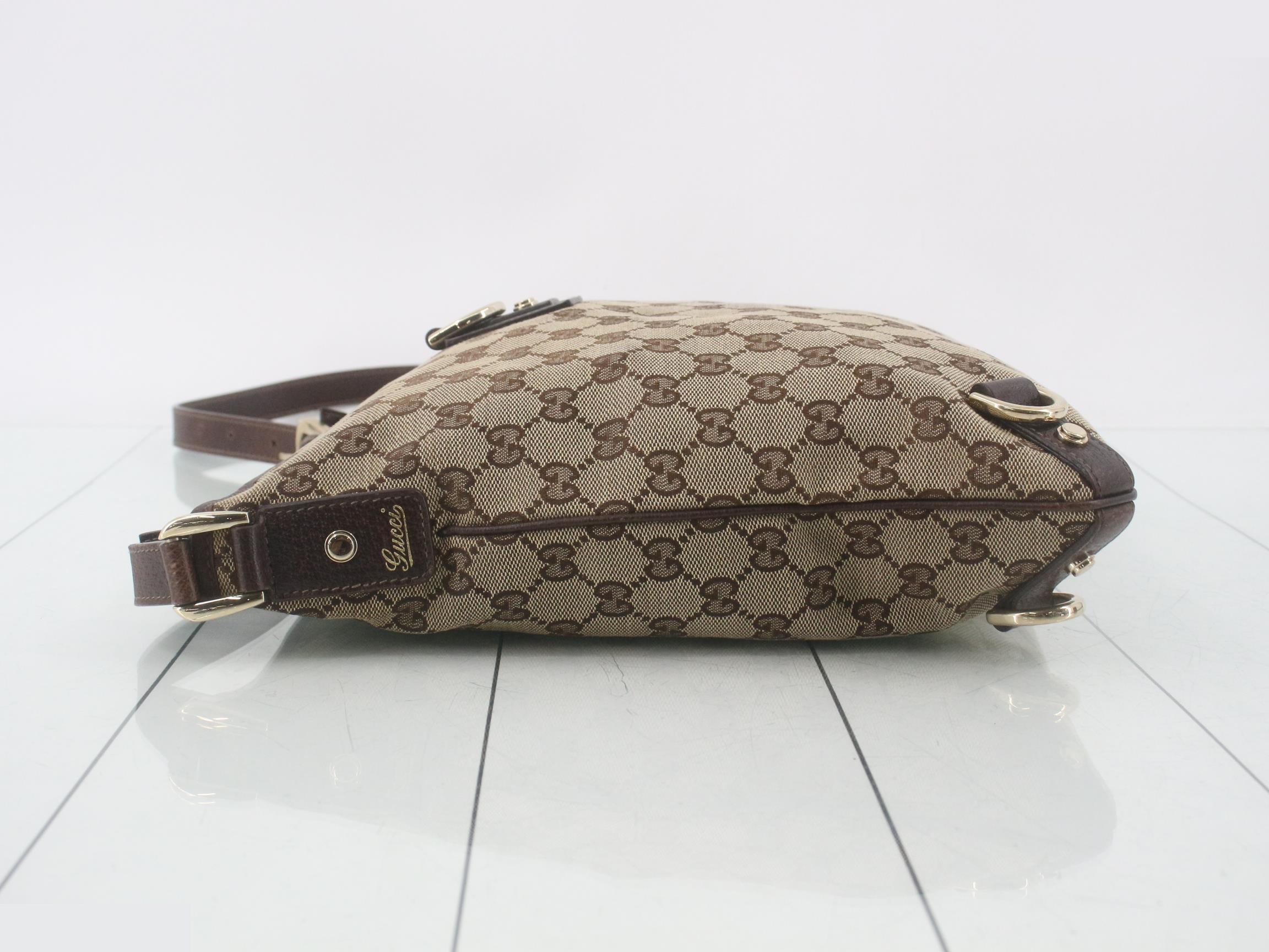 Abbey GG Canvas Shoulder Bag — view 4