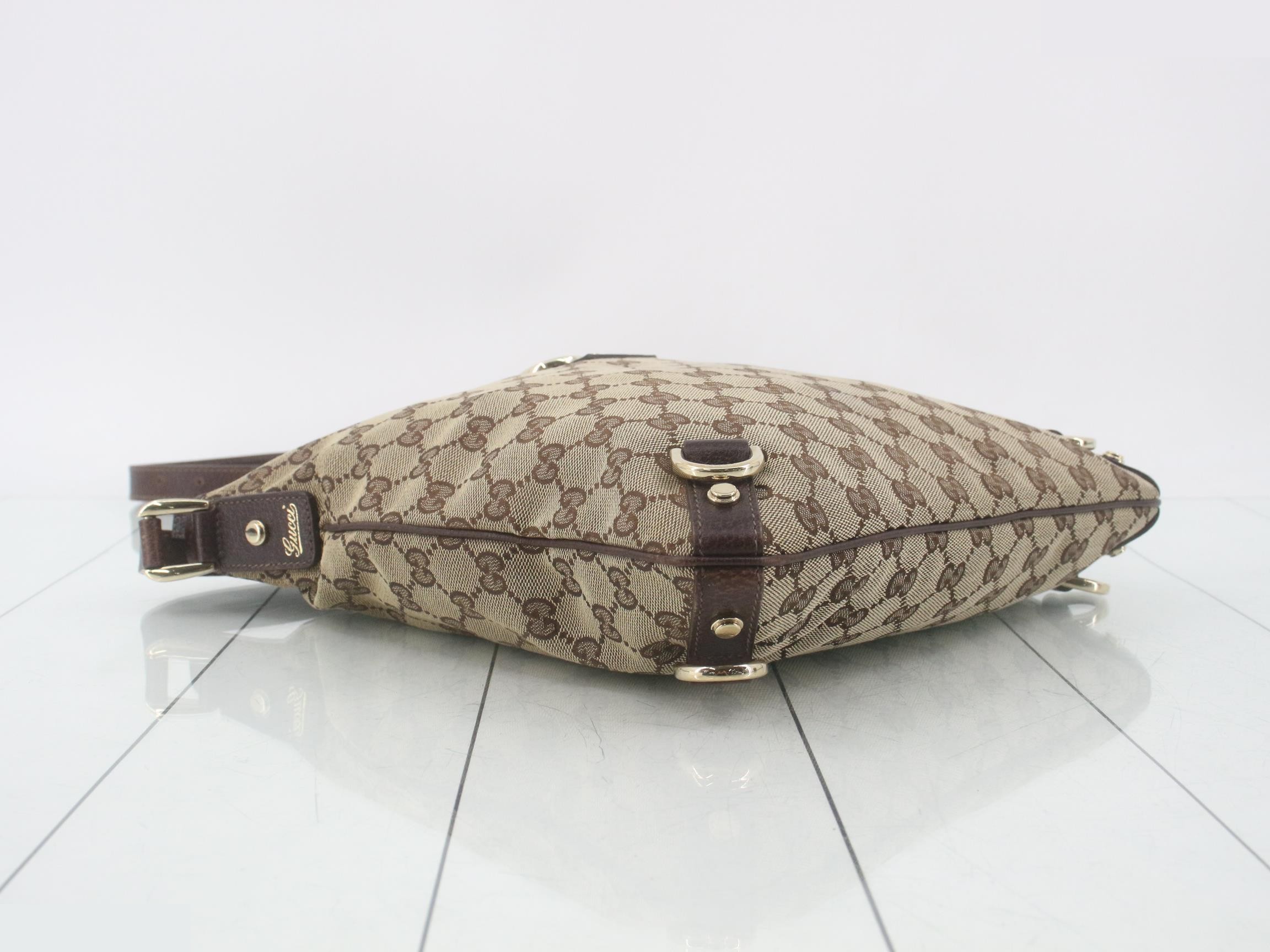 Abbey GG Canvas Shoulder Bag — view 5