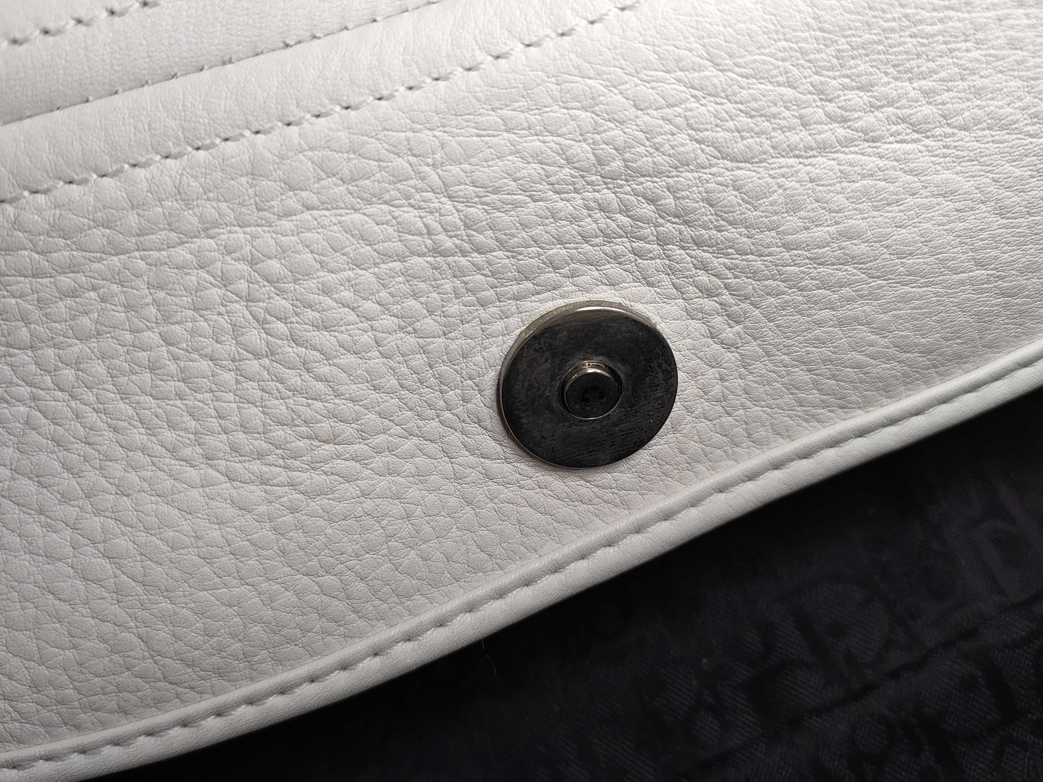 Leather Shoulder Bag White Shoulder Bag — view 14