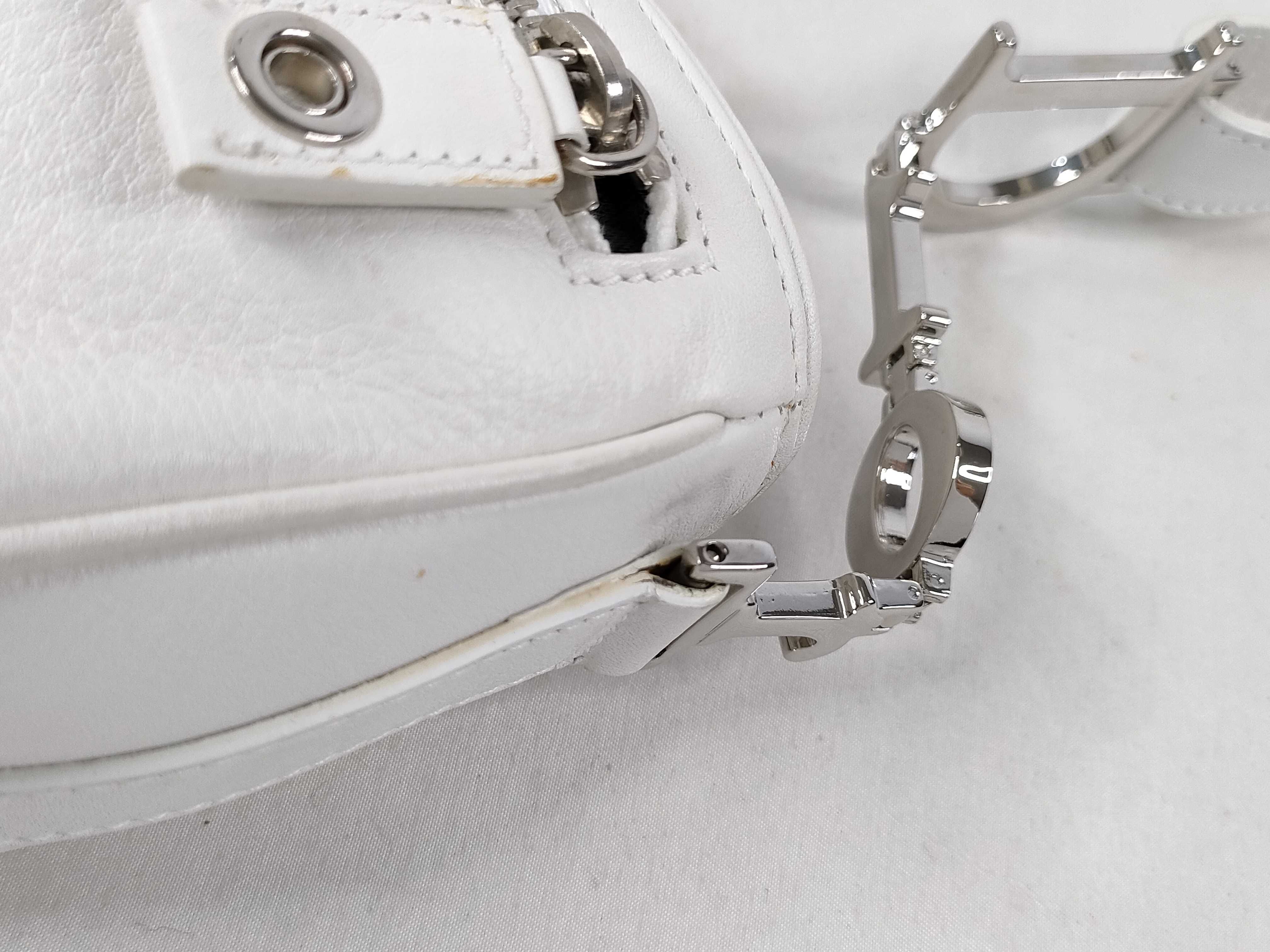 Leather Shoulder Bag White Shoulder Bag — view 5