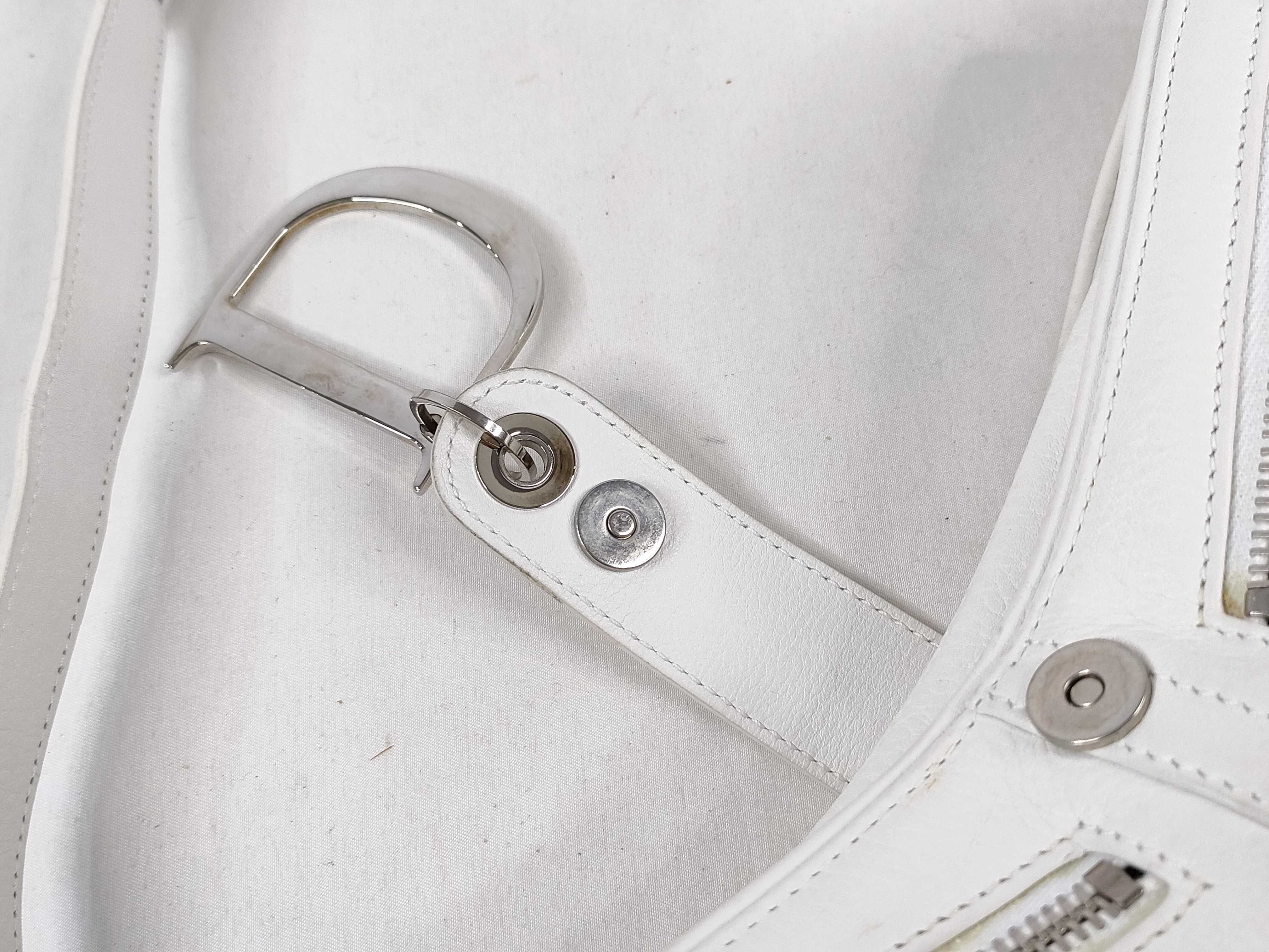 Leather Shoulder Bag White Shoulder Bag — view 8