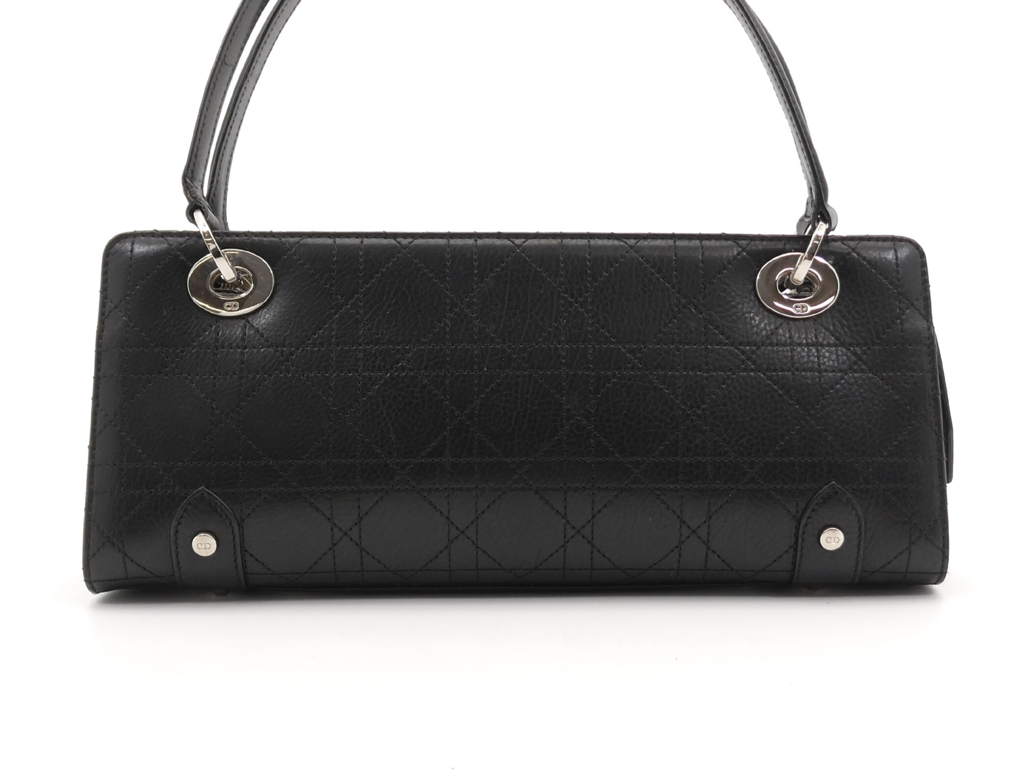 Lady Dior Cannage Leather Shoulder Bag — view 2