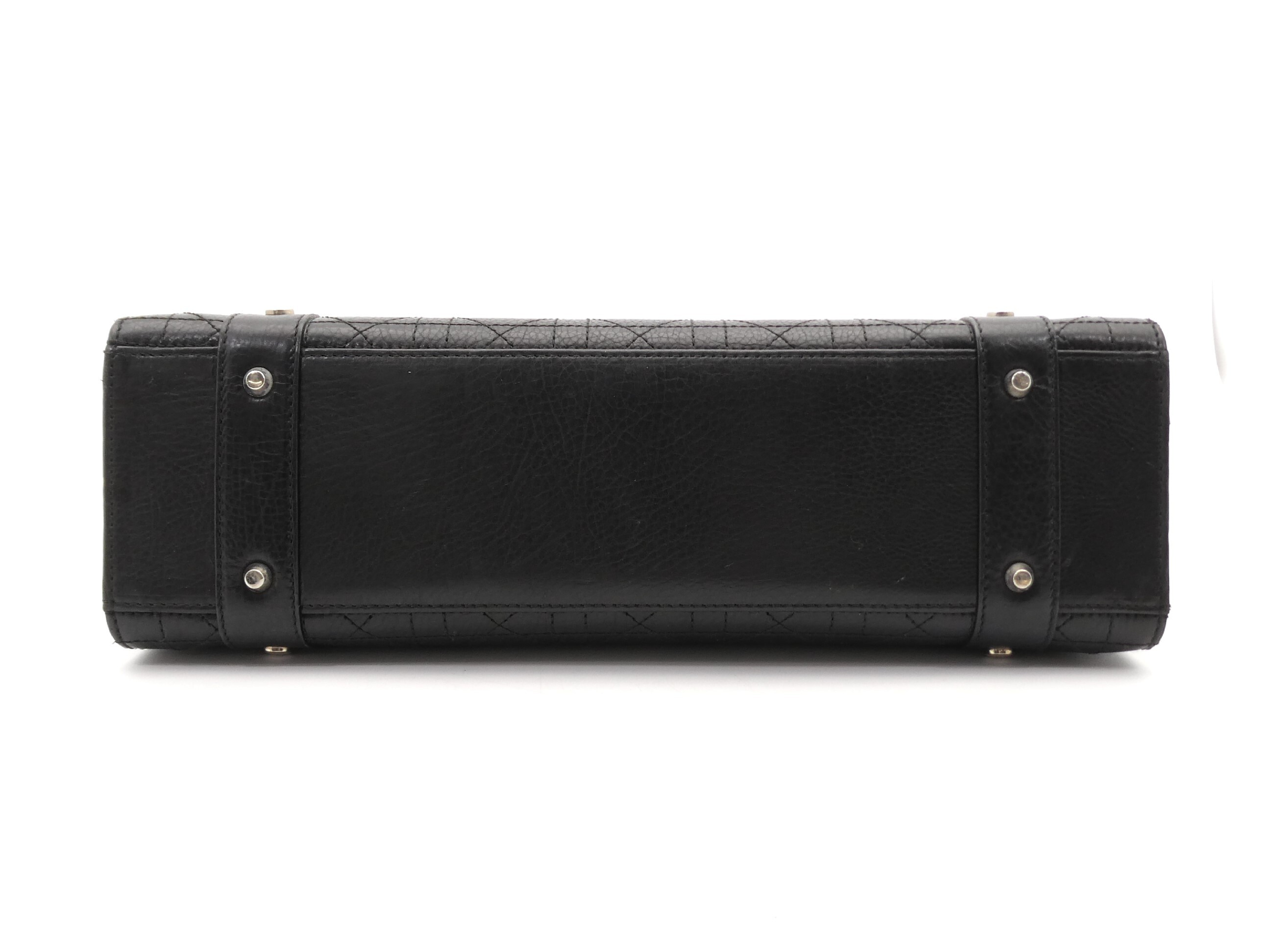 Lady Dior Cannage Leather Shoulder Bag — view 5