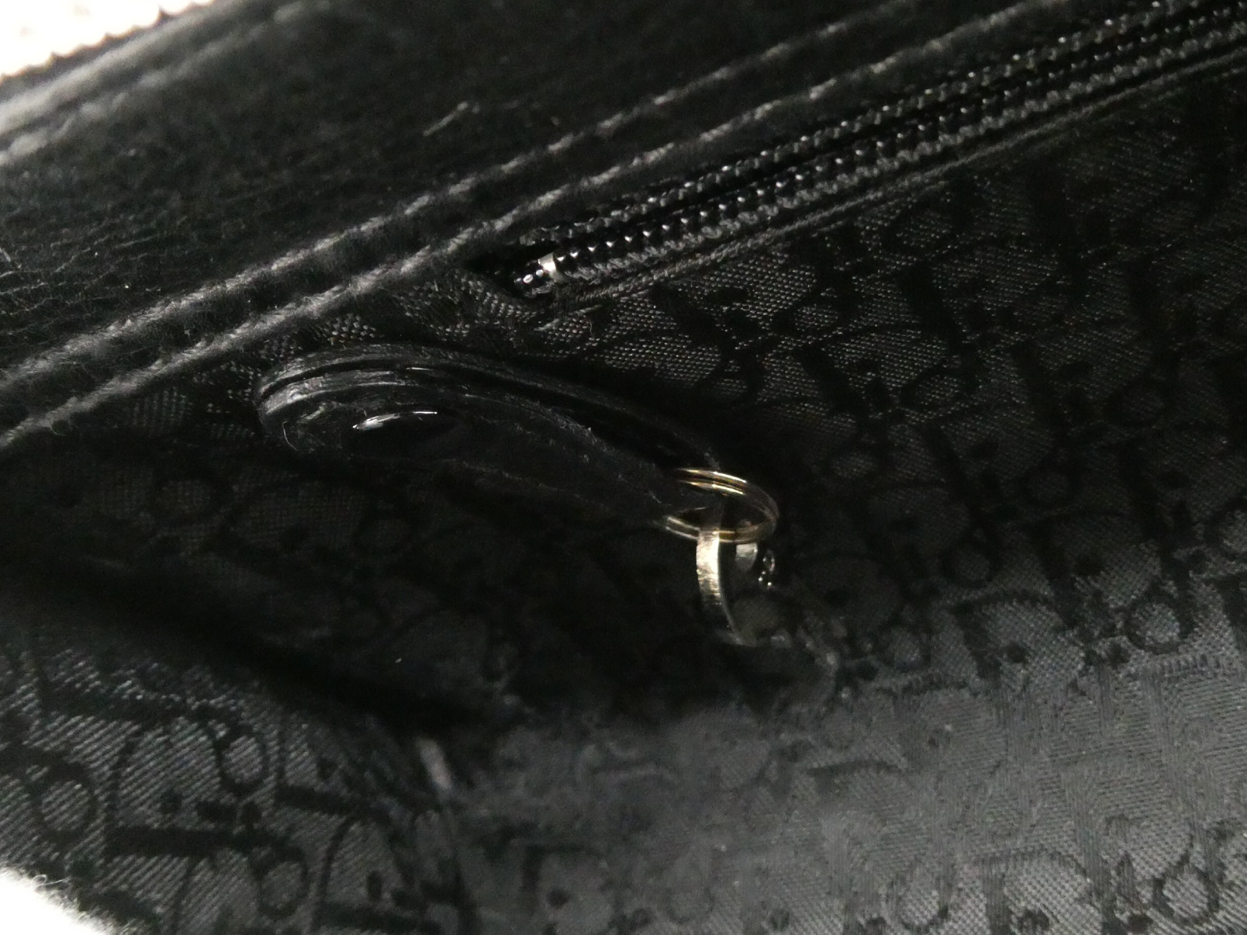 Lady Dior Cannage Leather Shoulder Bag — view 10
