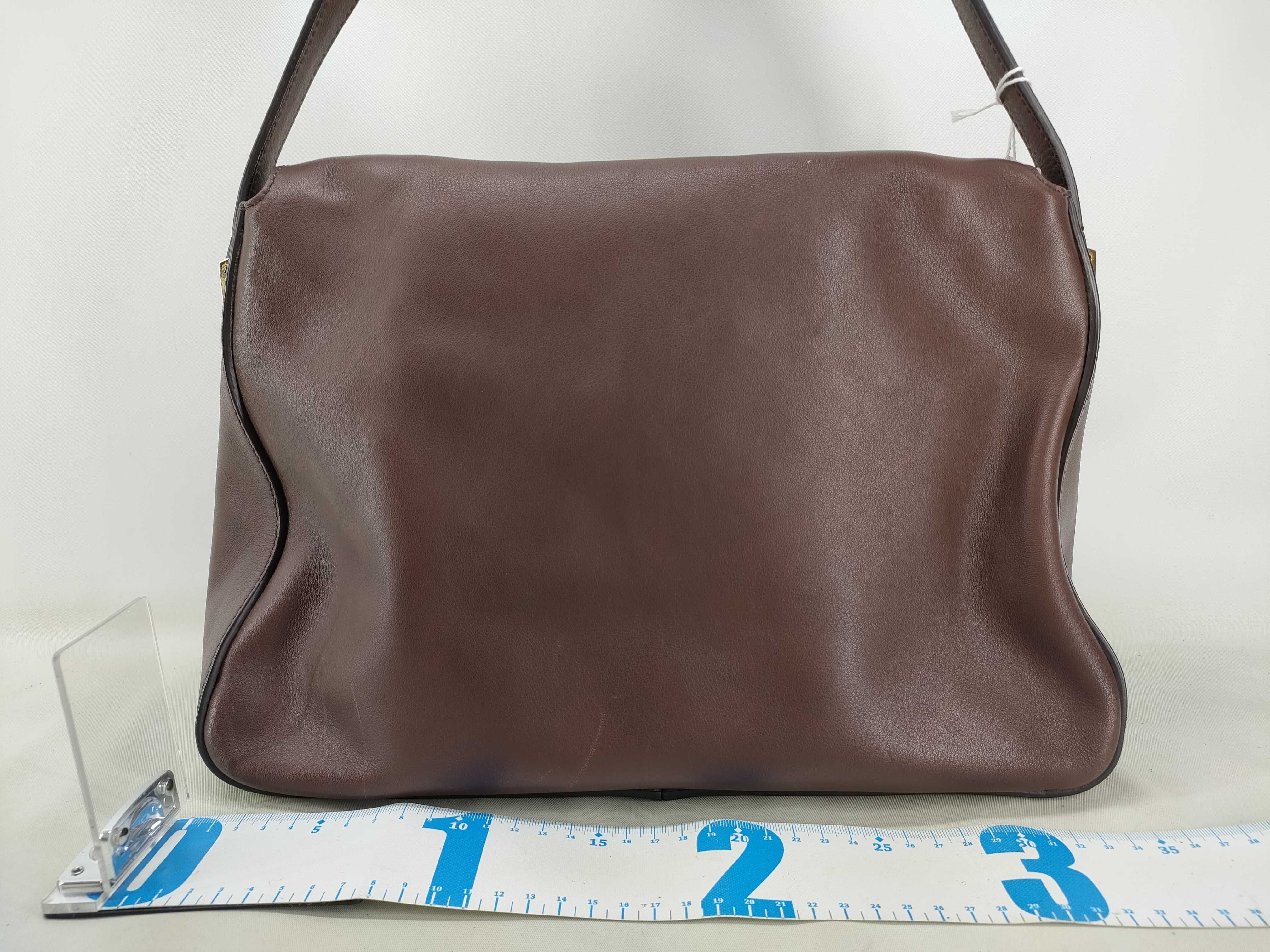 DU- Big Mamma Leather Shoulder Bag Brown 8BR638 Shoulder Bag — view 2