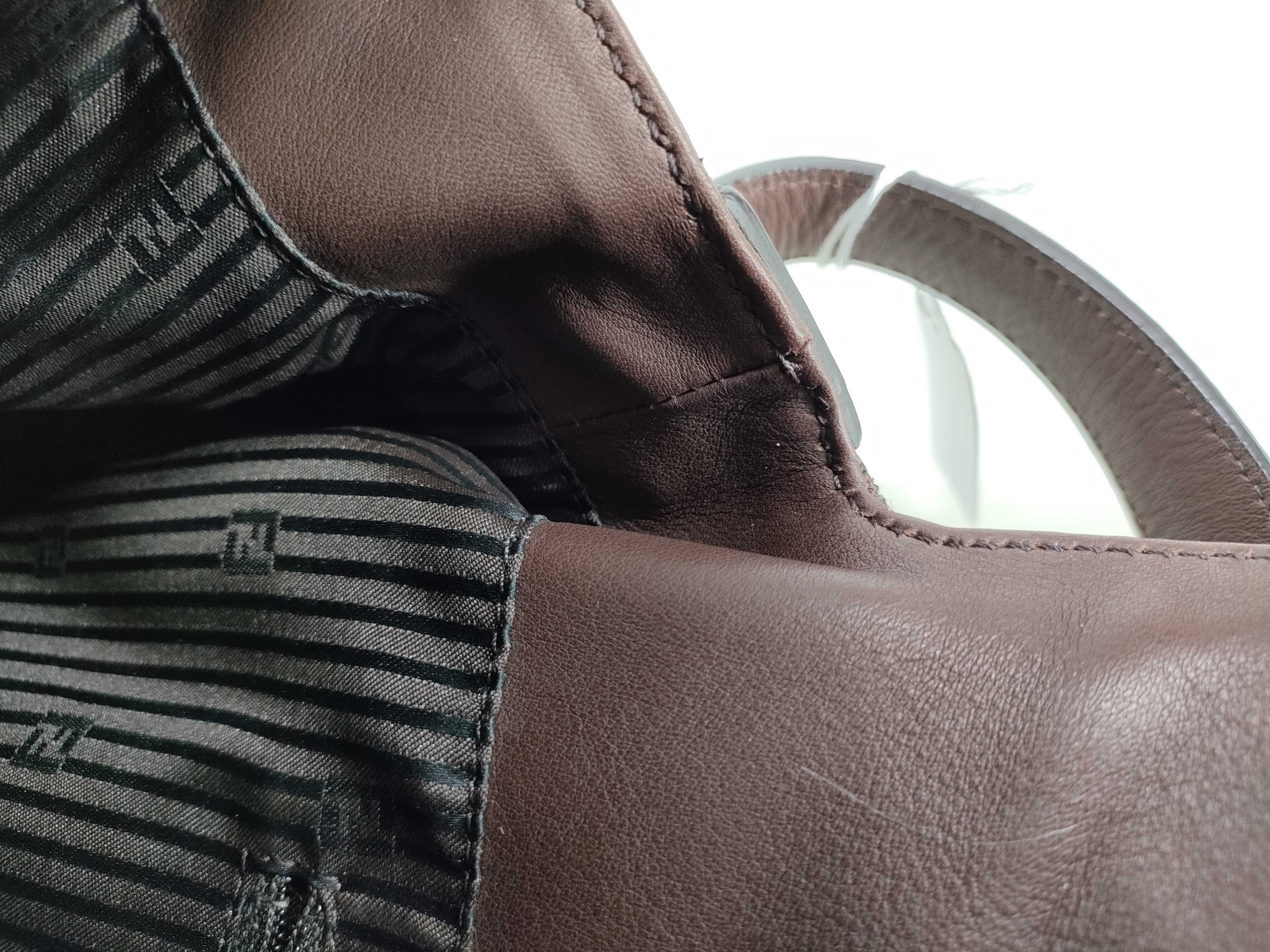 DU- Big Mamma Leather Shoulder Bag Brown 8BR638 Shoulder Bag — view 12