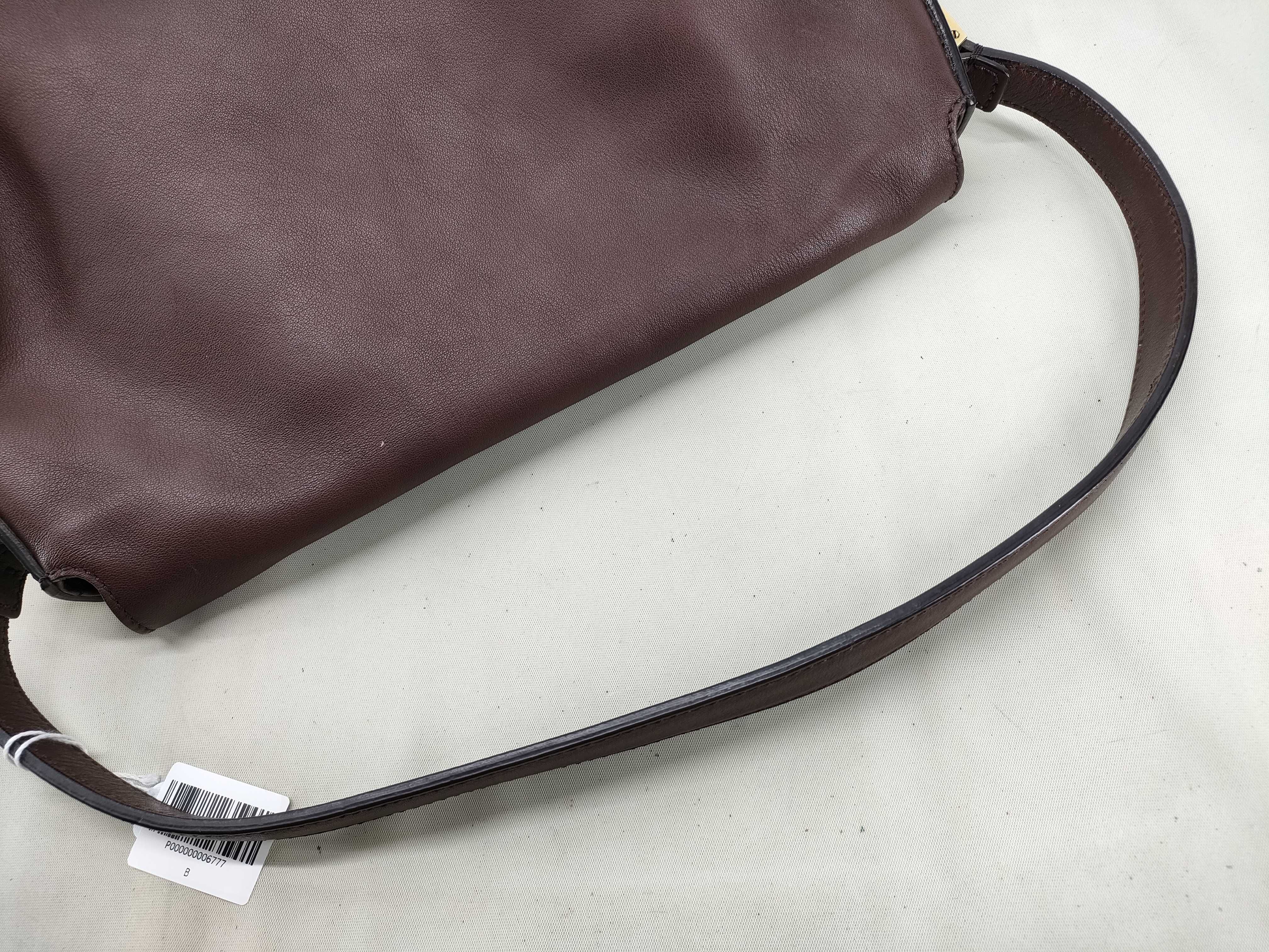 DU- Big Mamma Leather Shoulder Bag Brown 8BR638 Shoulder Bag — view 5