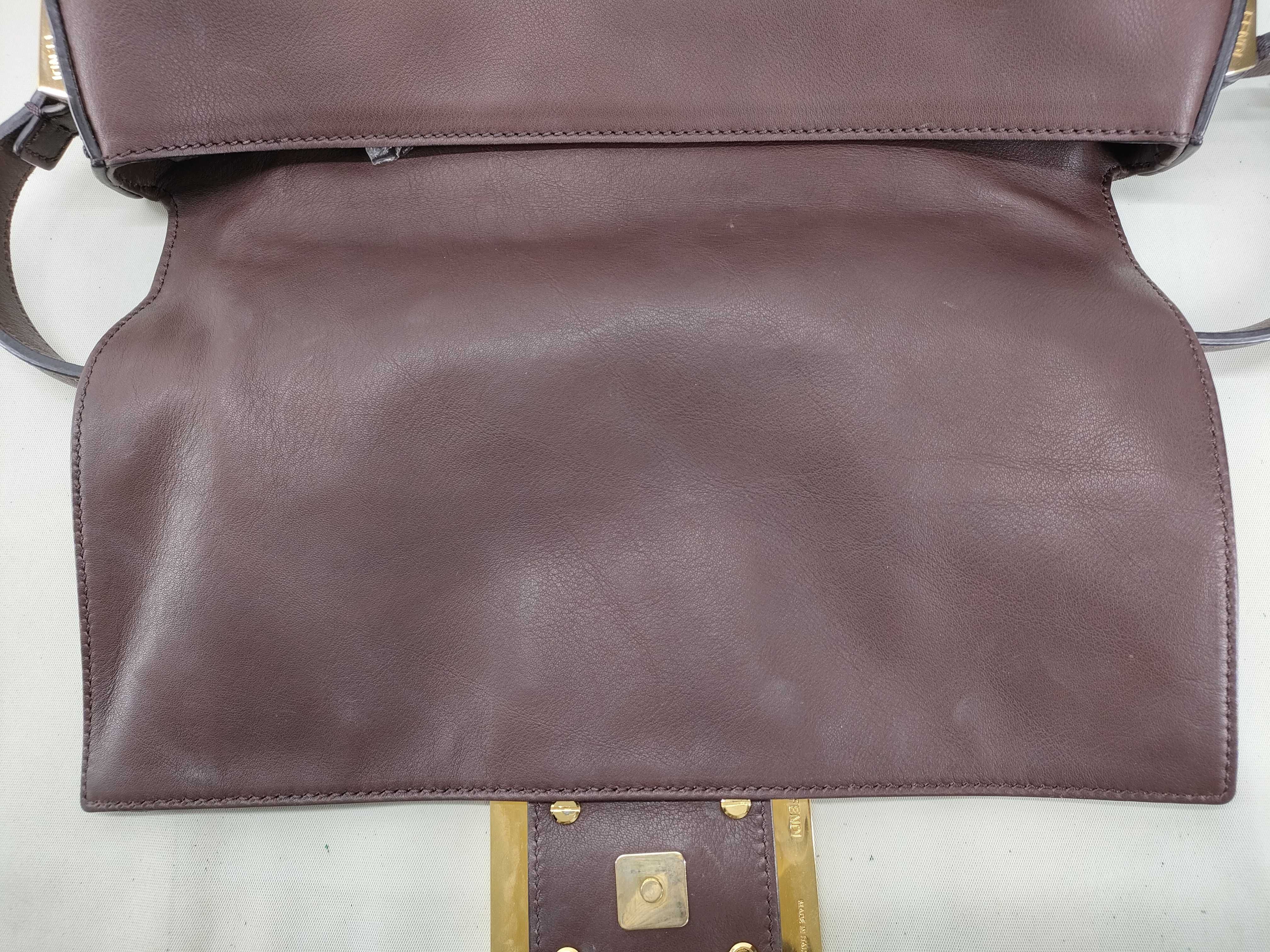 DU- Big Mamma Leather Shoulder Bag Brown 8BR638 Shoulder Bag — view 8