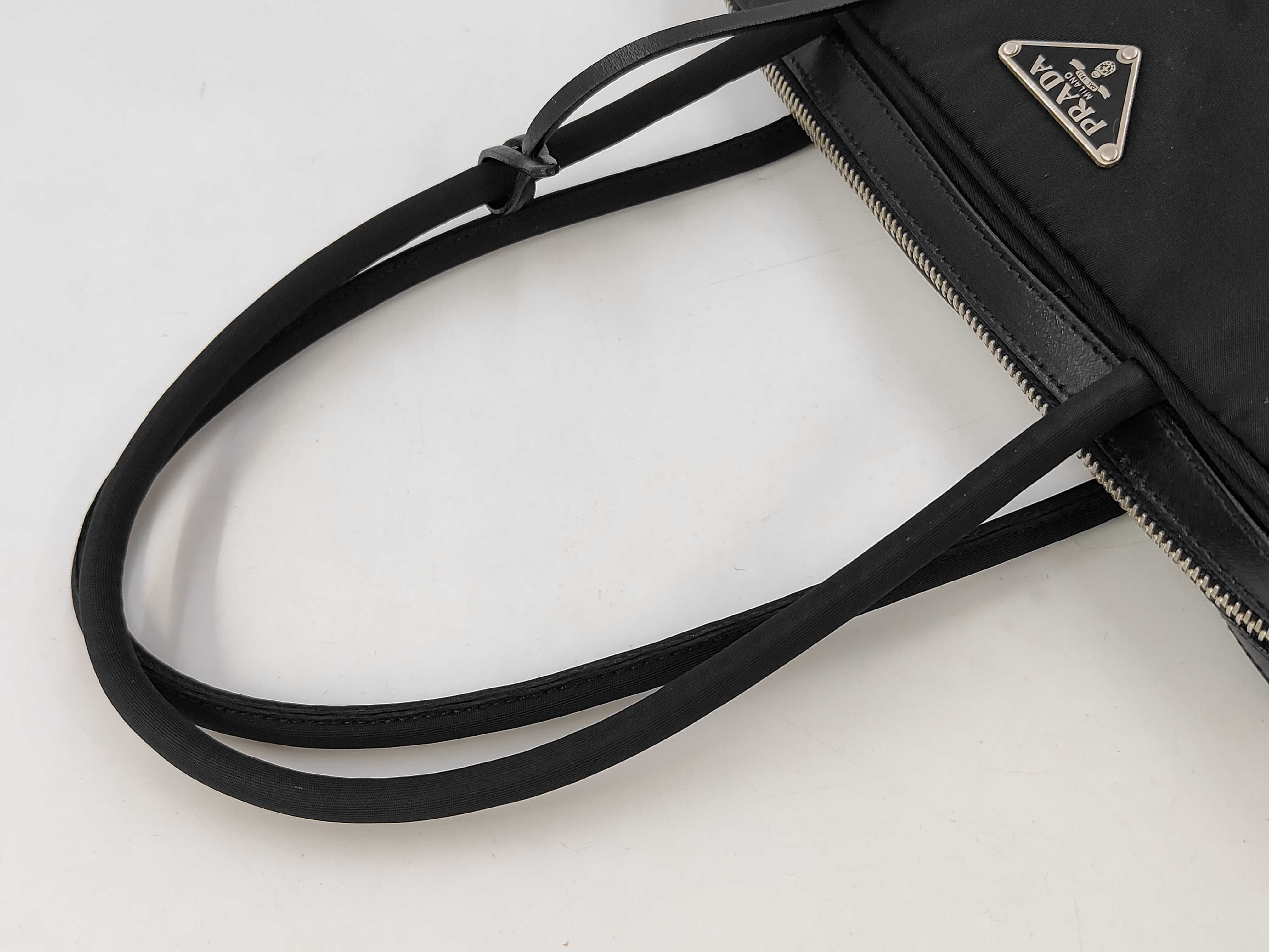 bag, triangular logo handbag — view 3