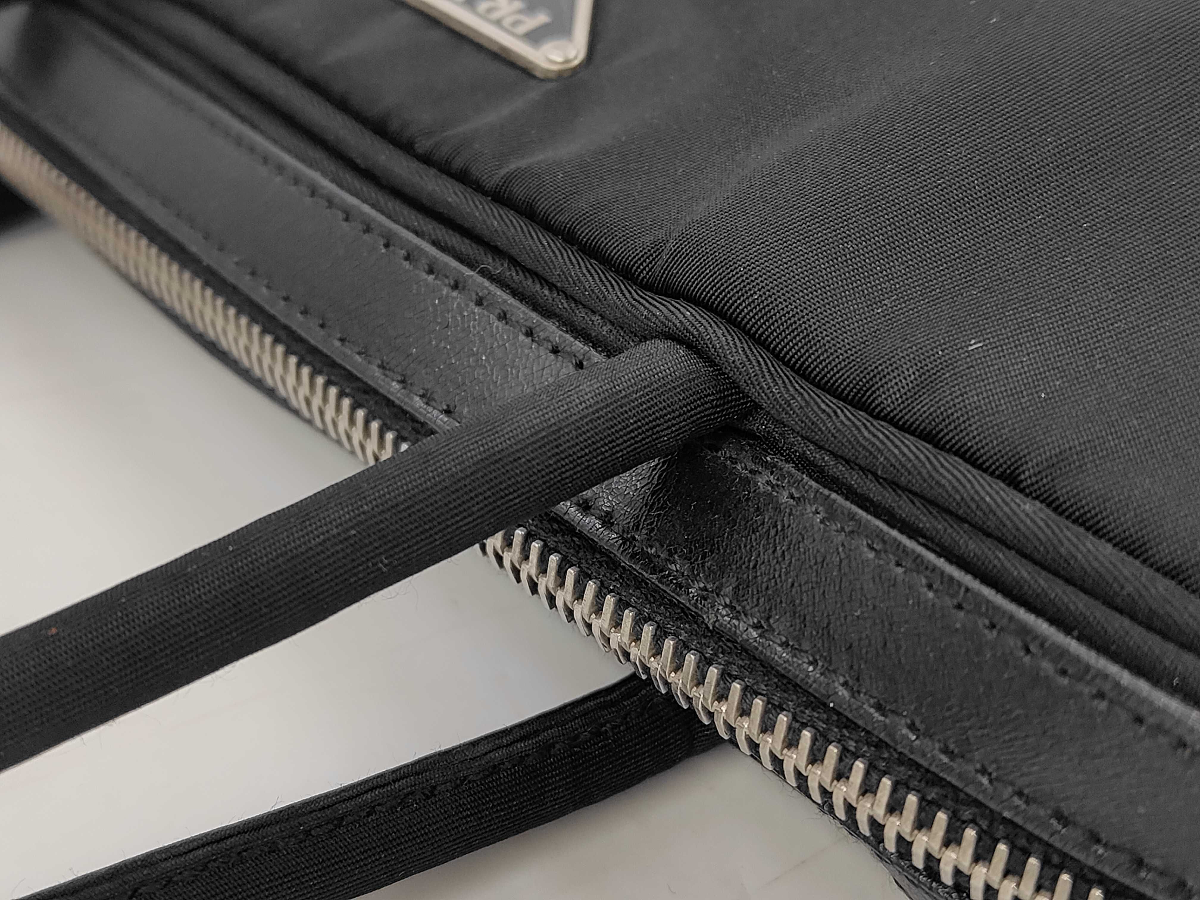 bag, triangular logo handbag — view 5