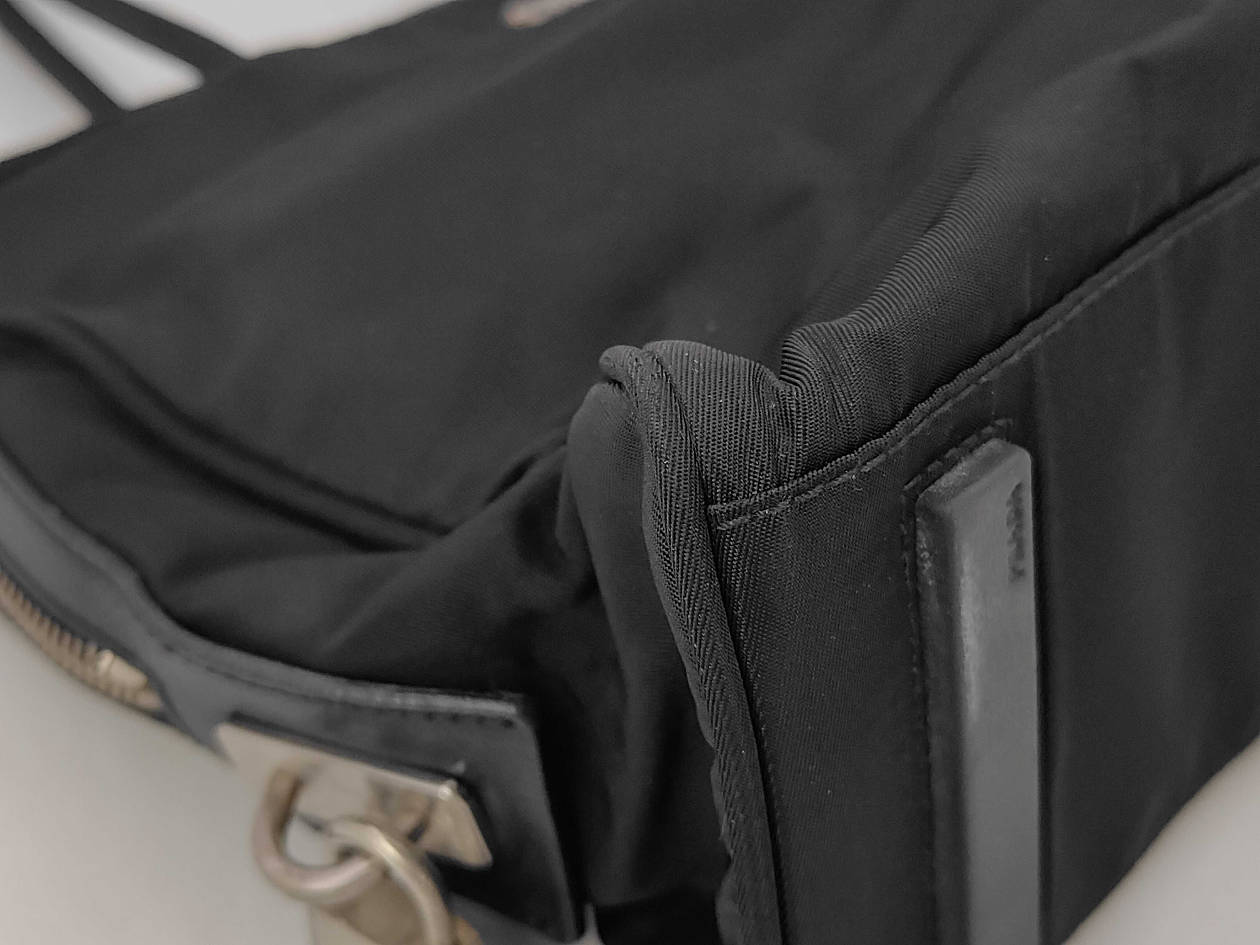 bag, triangular logo handbag — view 6